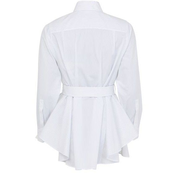Loewe LOEWE Belted White Cotton Pyjama Blouse New & Authentic (Wom Size XS / US 0-2 / IT 36-38 - 2 Thumbnail