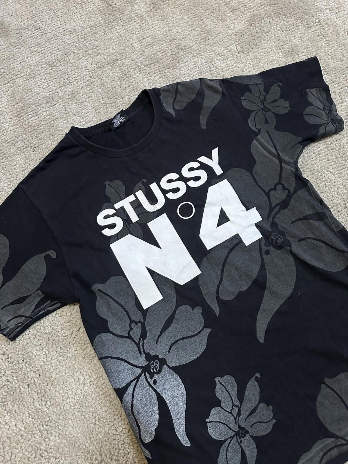 Stussy Stussy 'No4' Reflective Flowers T-Shirt Men's Size M Size US M / EU 48-50 / 2 - 3 Thumbnail
