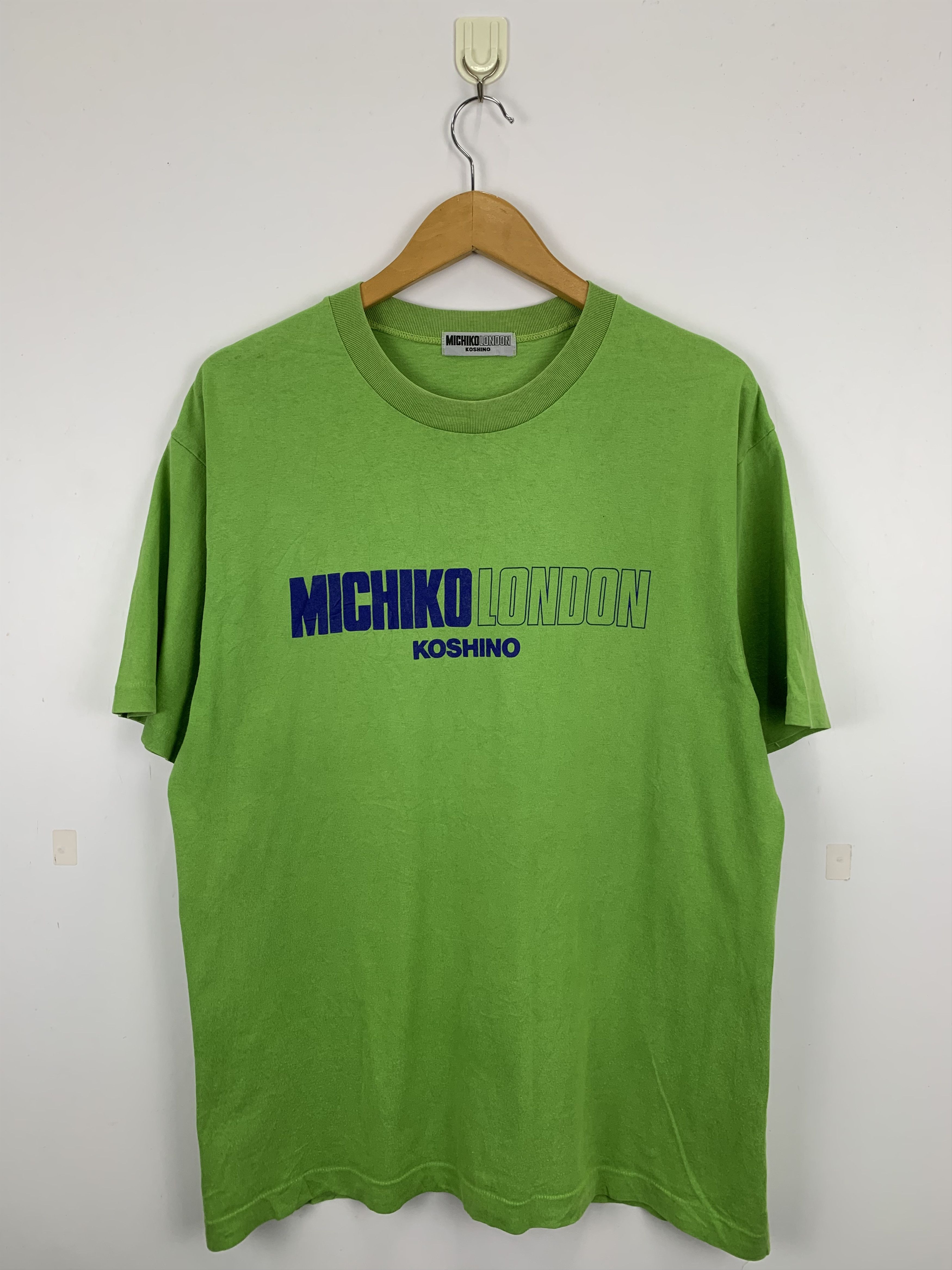 Vintage 90s Michiko London Koshino Big Logo T Shirt TA0275