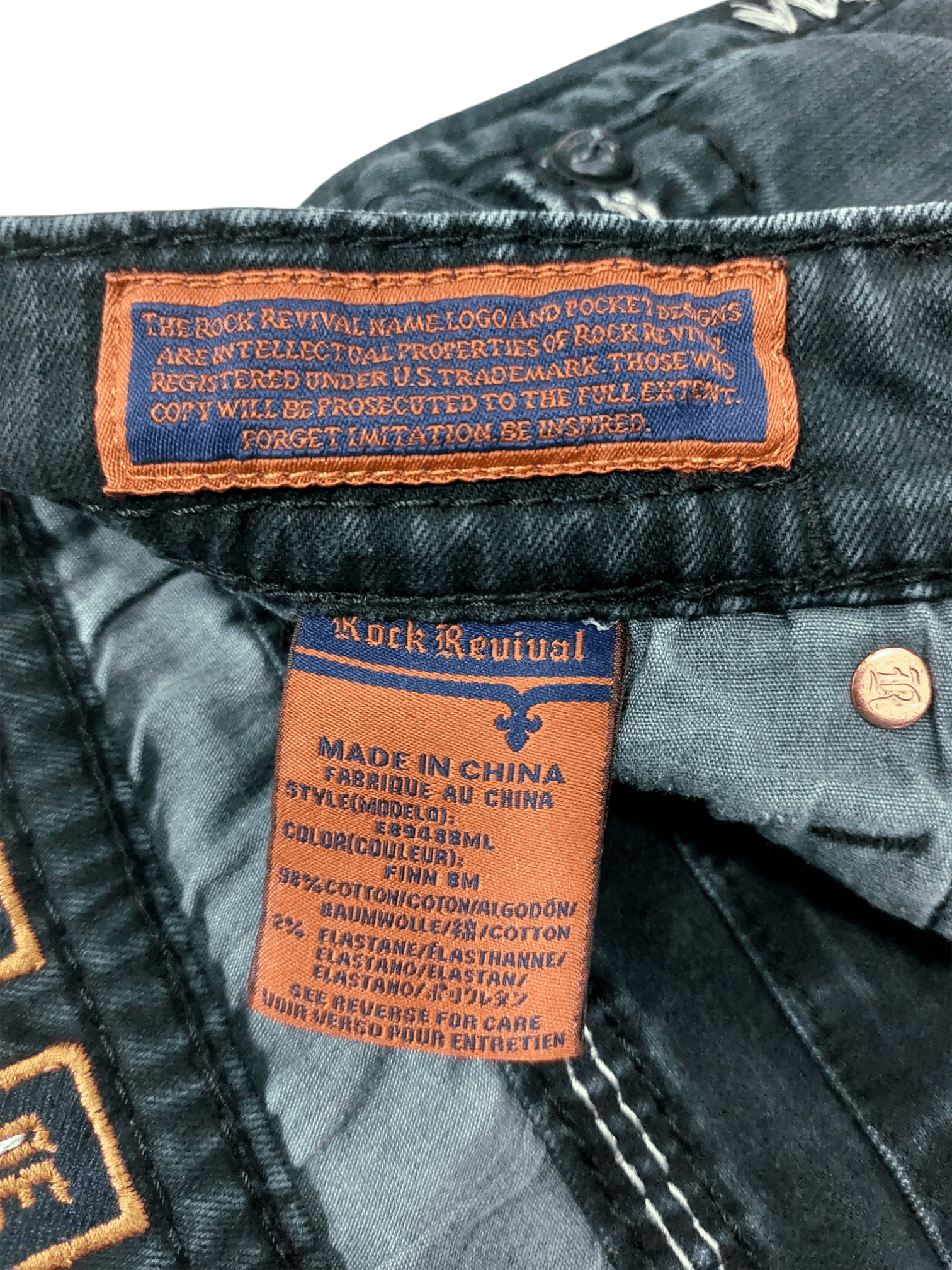 Rock Revival Flare💥 Vintage Punk Rock Revival Jeans Size US 30 / EU 46 - 24 Thumbnail