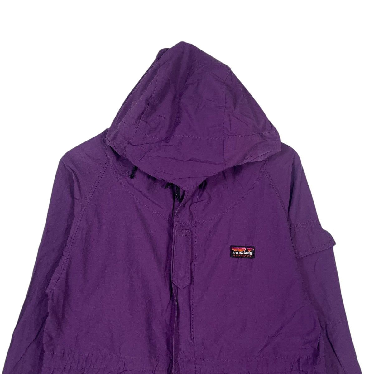 Vintage Vintage RNA SLANG Inc Purple Hooded Technical Jacket Size US L / EU 52-54 / 3 - 2 Thumbnail