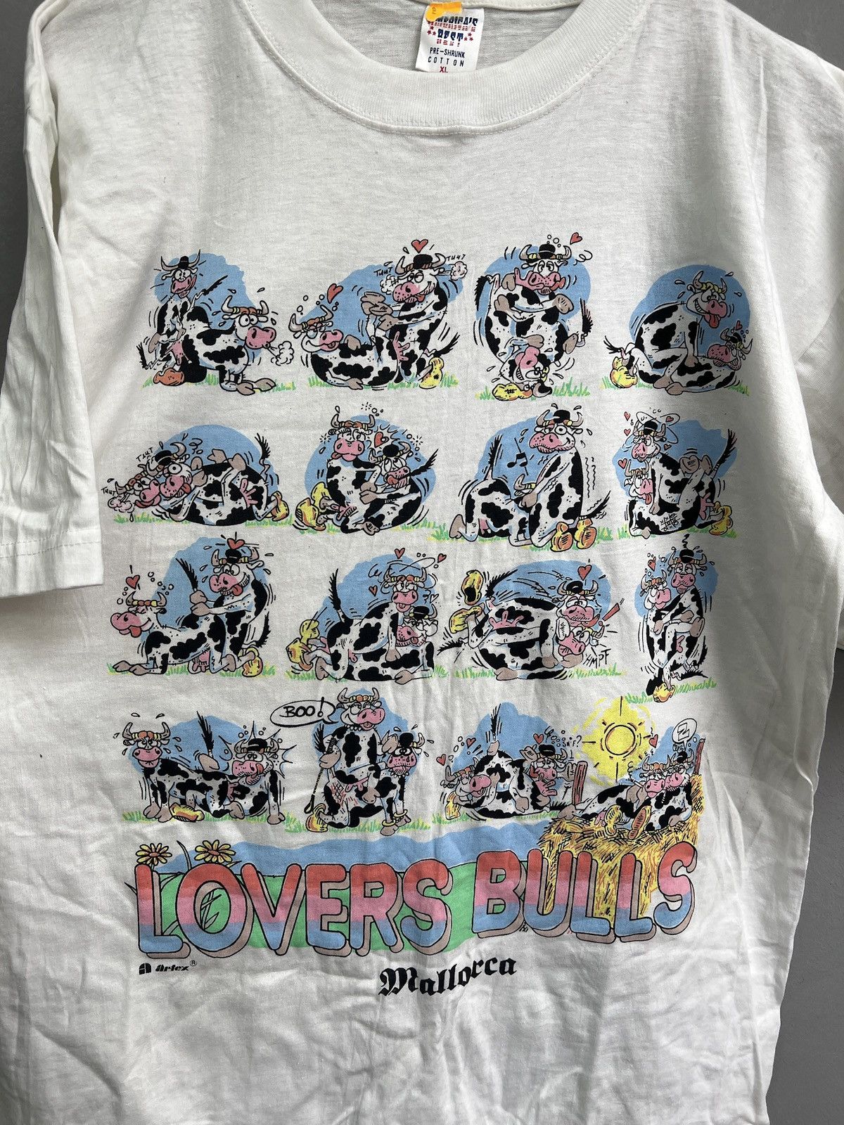 Vintage VINTAGE RETRO FUNKY SEX PIGS STREETWEAR T SHIRT Size US XL / EU 56 / 4 - 4 Thumbnail