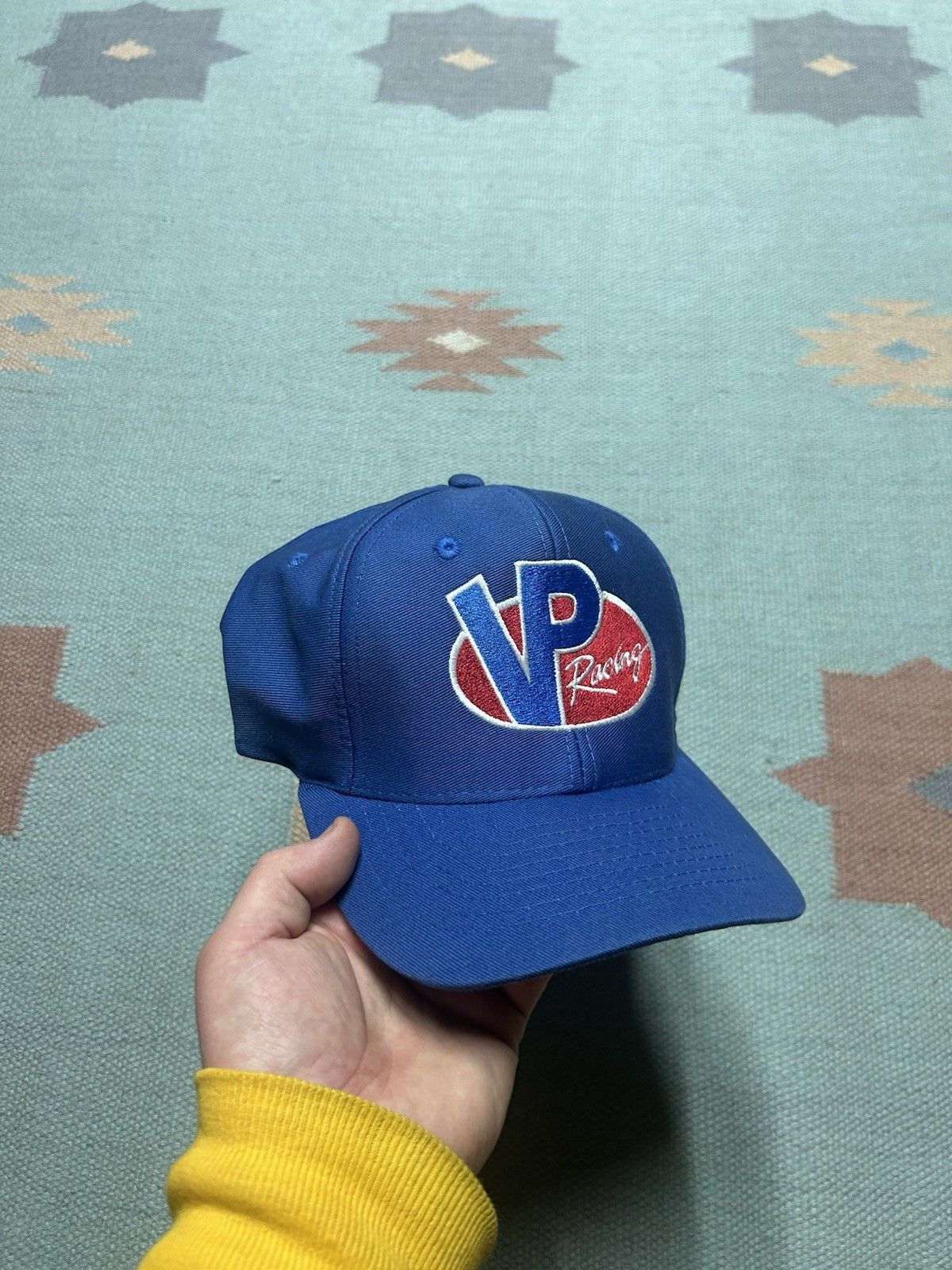 Vintage Vintage SnapBack hat VP racing fuels nascar embroidered blue Size ONE SIZE - 1 Thumbnail