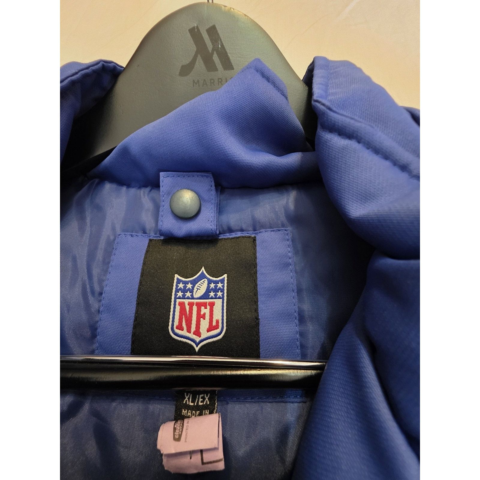 NFL New York Giants Men's Size Xl Puffer NFL Jacket Size 40 - 7 Thumbnail