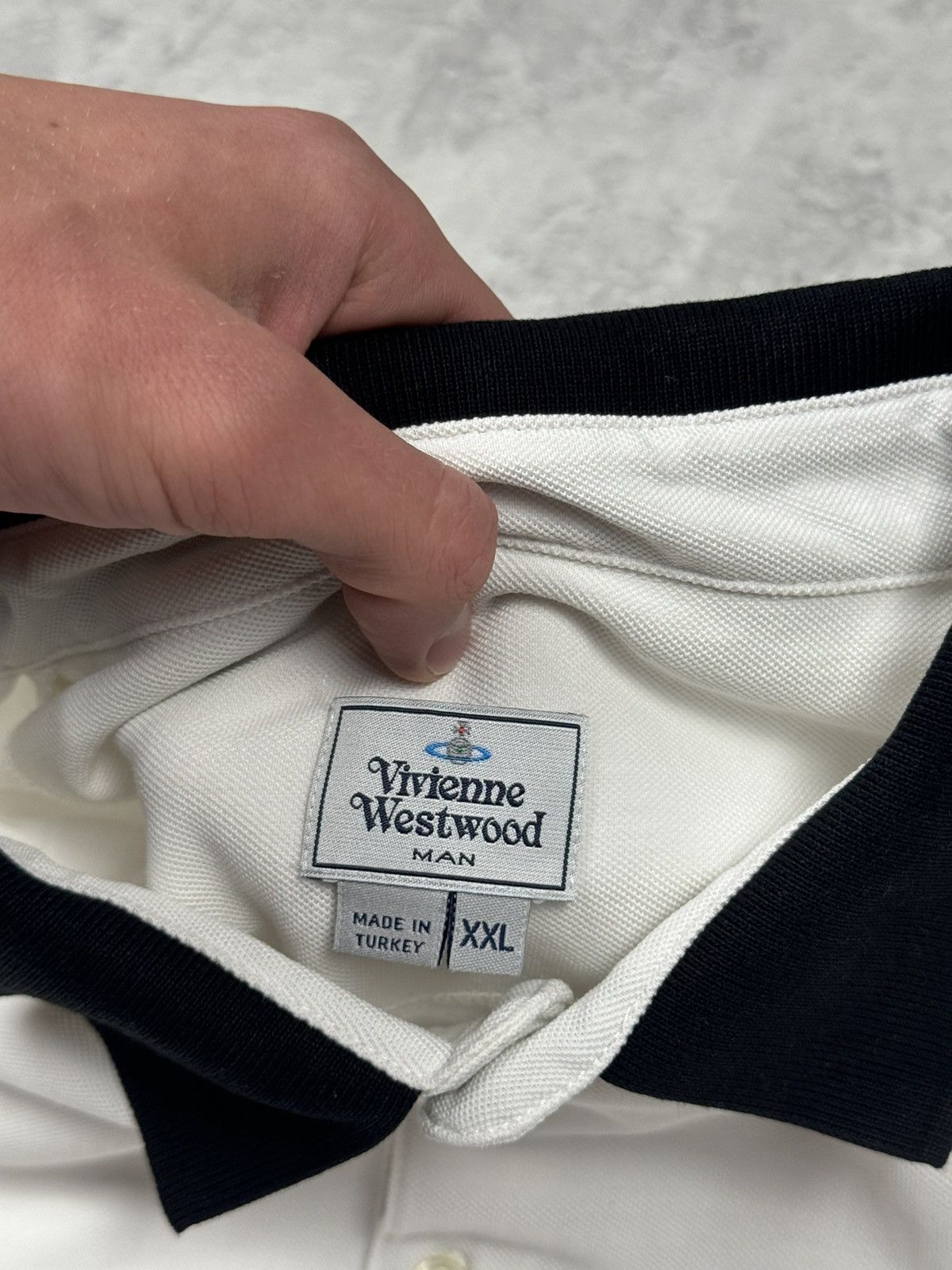Vivienne Westwood Vivienne Westwood White Polo Size XXL Size US XXL / EU 58 / 5 - 9 Thumbnail