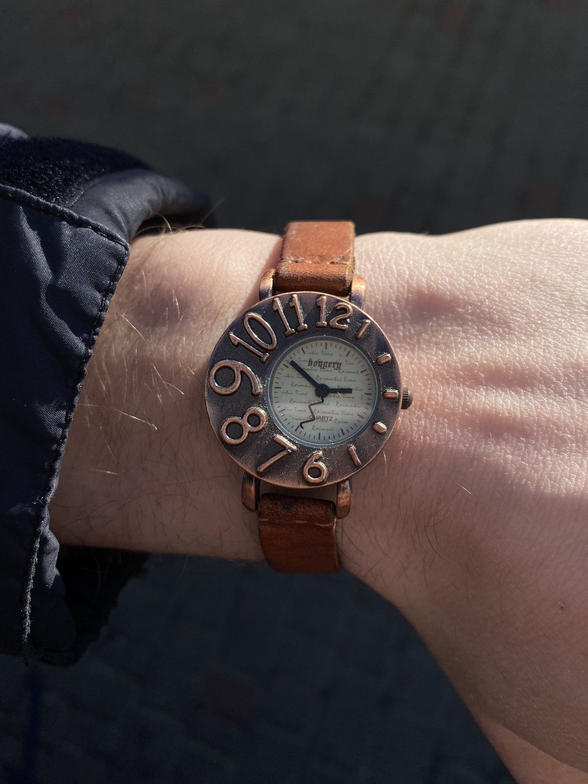 Japanese Brand × Jewelry × Vintage Vintage Bronze Numeral Watch - Japanese Brand Size ONE SIZE - 1 Thumbnail