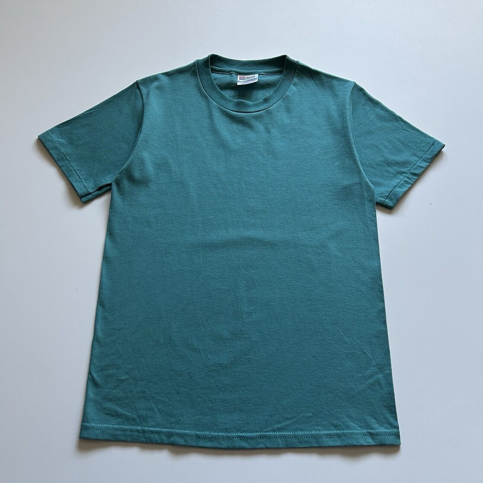 Hanes Vintage 90s Hanes Green Blank T Shirt Small Single Stitched Size US S / EU 44-46 / 1 - 1 Thumbnail