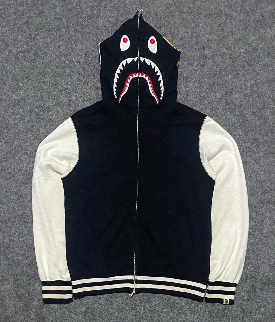 image of Bape Shark Osaka Full Zipper in Black, Men's (Size Large)