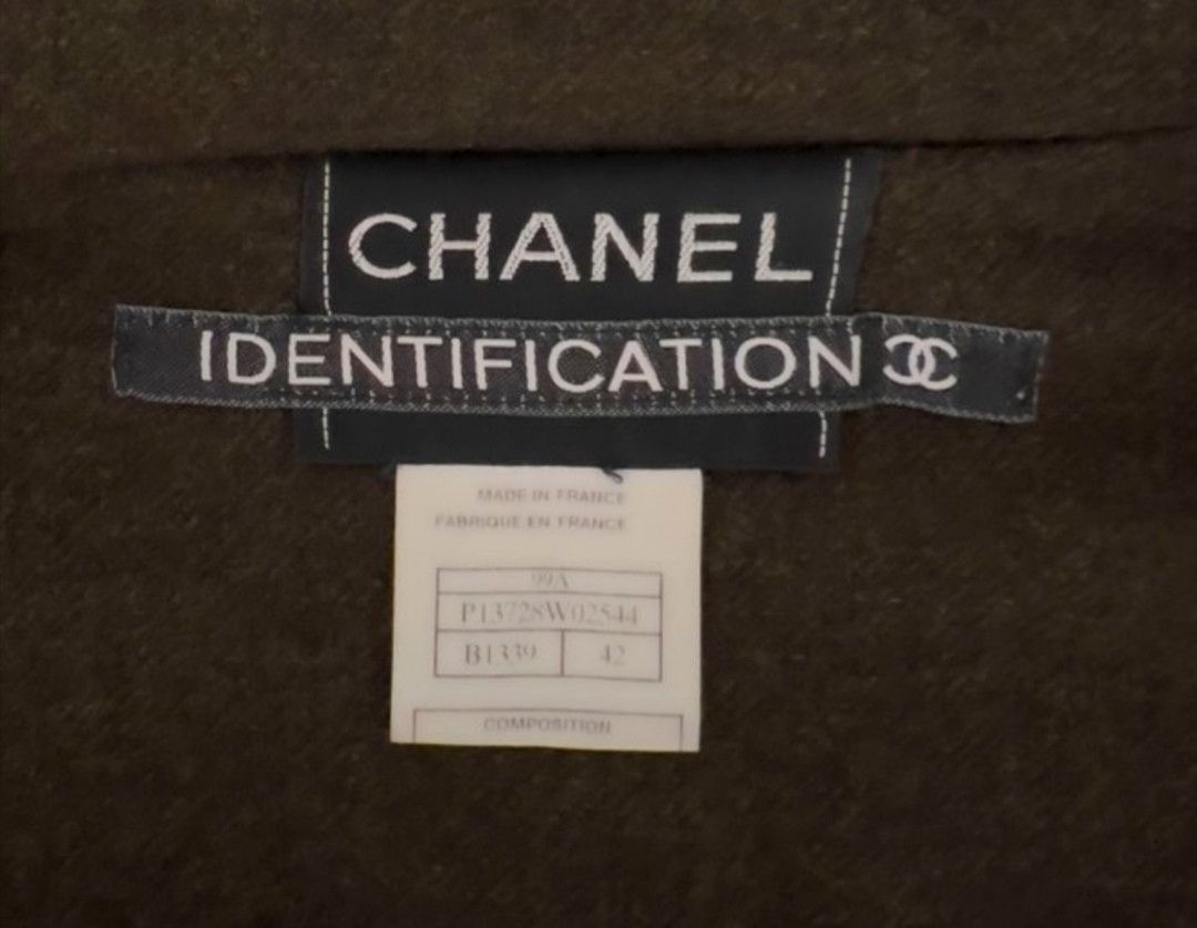 Chanel Veste cuir et cachemire Chanel Size L / US 10 / IT 46 - 4 Thumbnail
