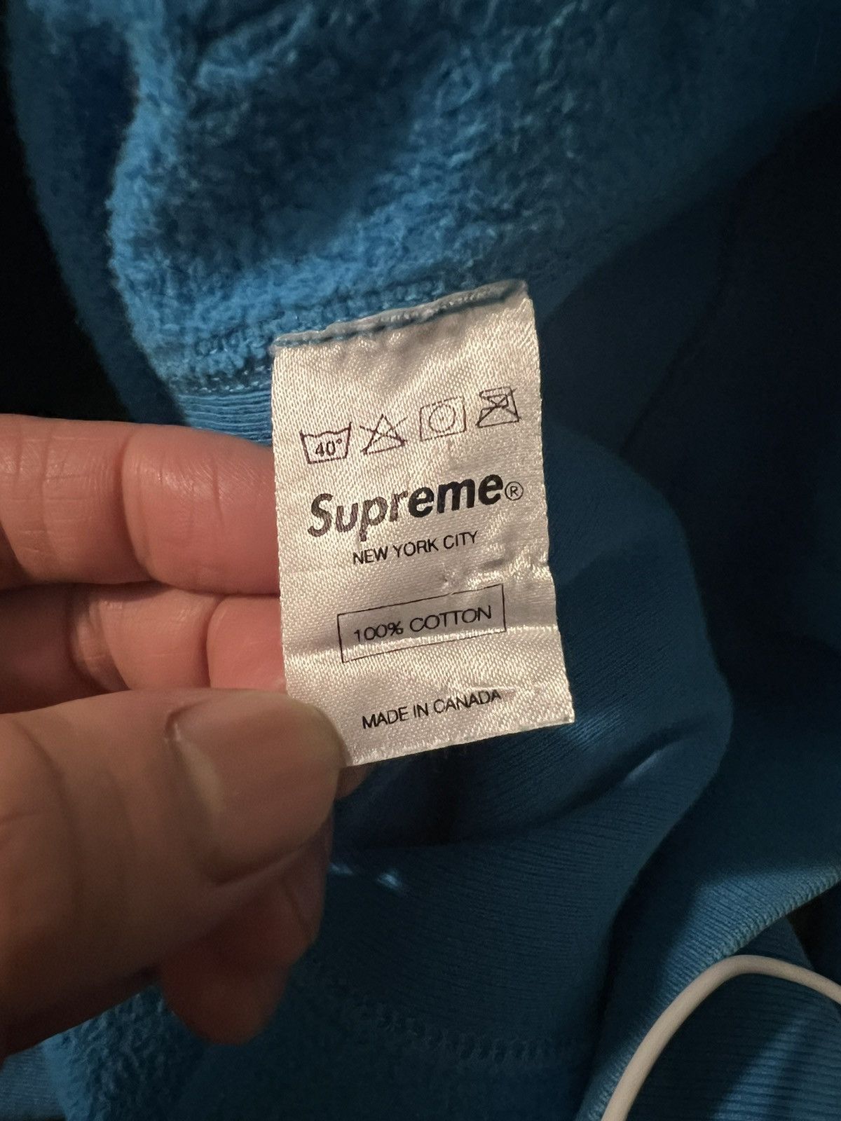 Supreme FW09 Teal Box Logo Hoodie Size US L / EU 52-54 / 3 - 5 Thumbnail