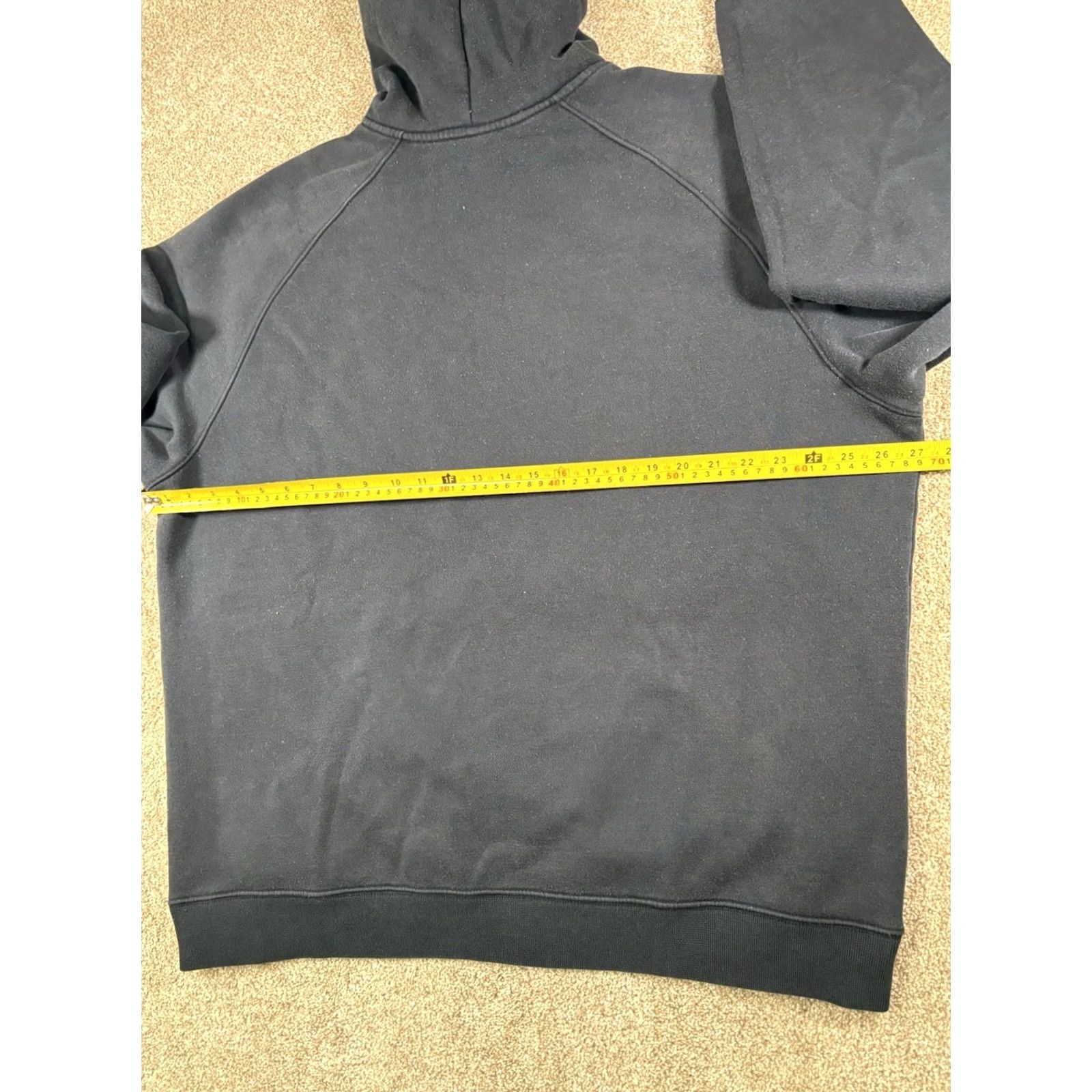 Nike VINTAGE Nike Swoosh Pullover Hoodie Sweatshirt Black Grey • Men’s Size XXL Hoodie Nike Air 90s Sports USA Mens Size US XXL / EU 58 / 5 - 7 Thumbnail