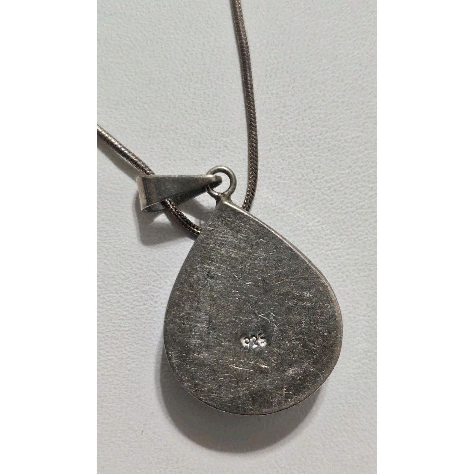 Other Mosaico Dew Drop Necklace Sterling Silver 925 Rat Tail Chain Size ONE SIZE - 3 Thumbnail