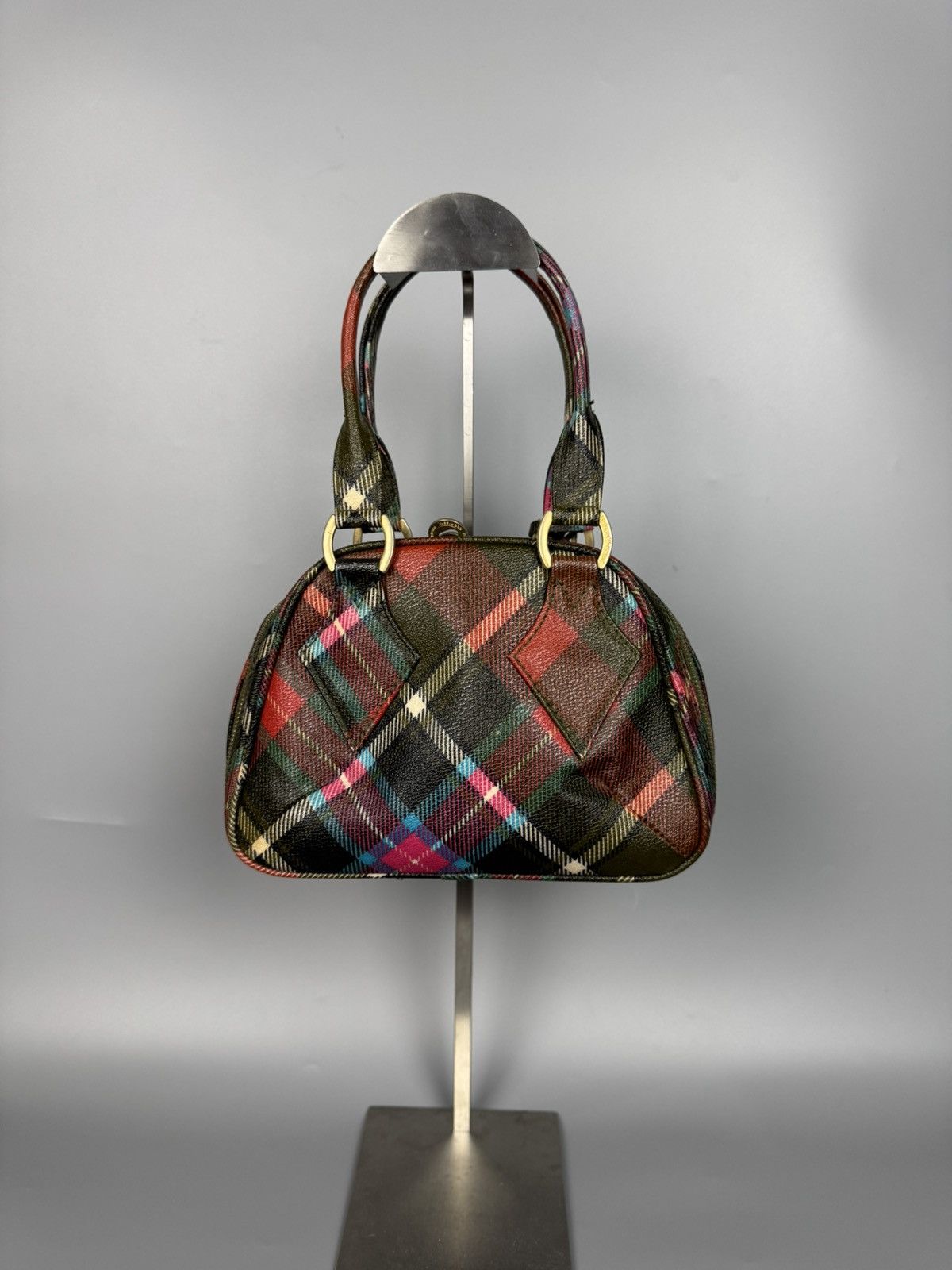 Vivienne Westwood VINTAGE VIVIENNE WESTWOOD TARTAN MINI TOP HANDLE BAG Size ONE SIZE - 3 Thumbnail