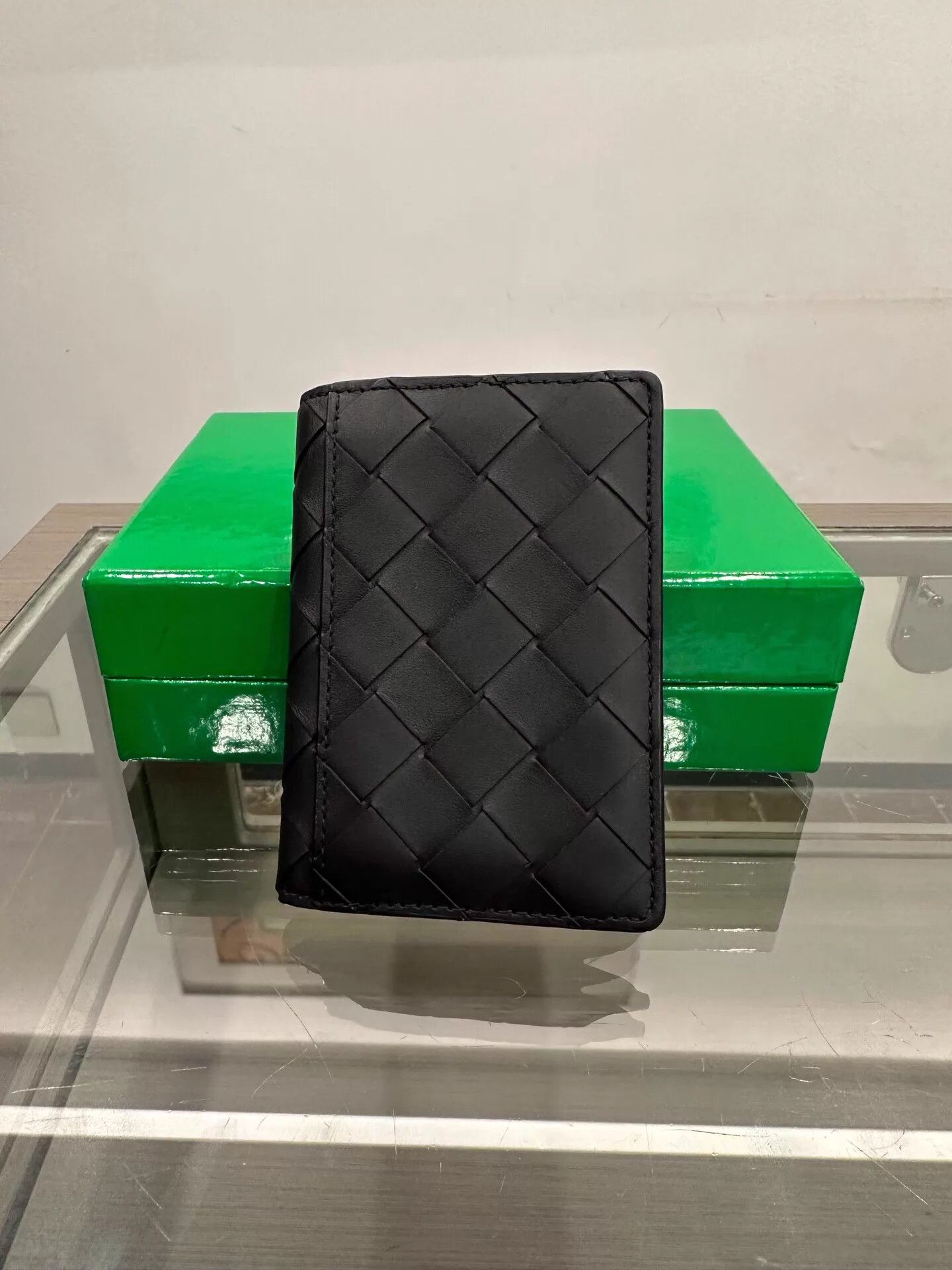 Bottega Veneta BV Intrecciato Black Wallet 8cm New Size ONE SIZE - 2 Thumbnail