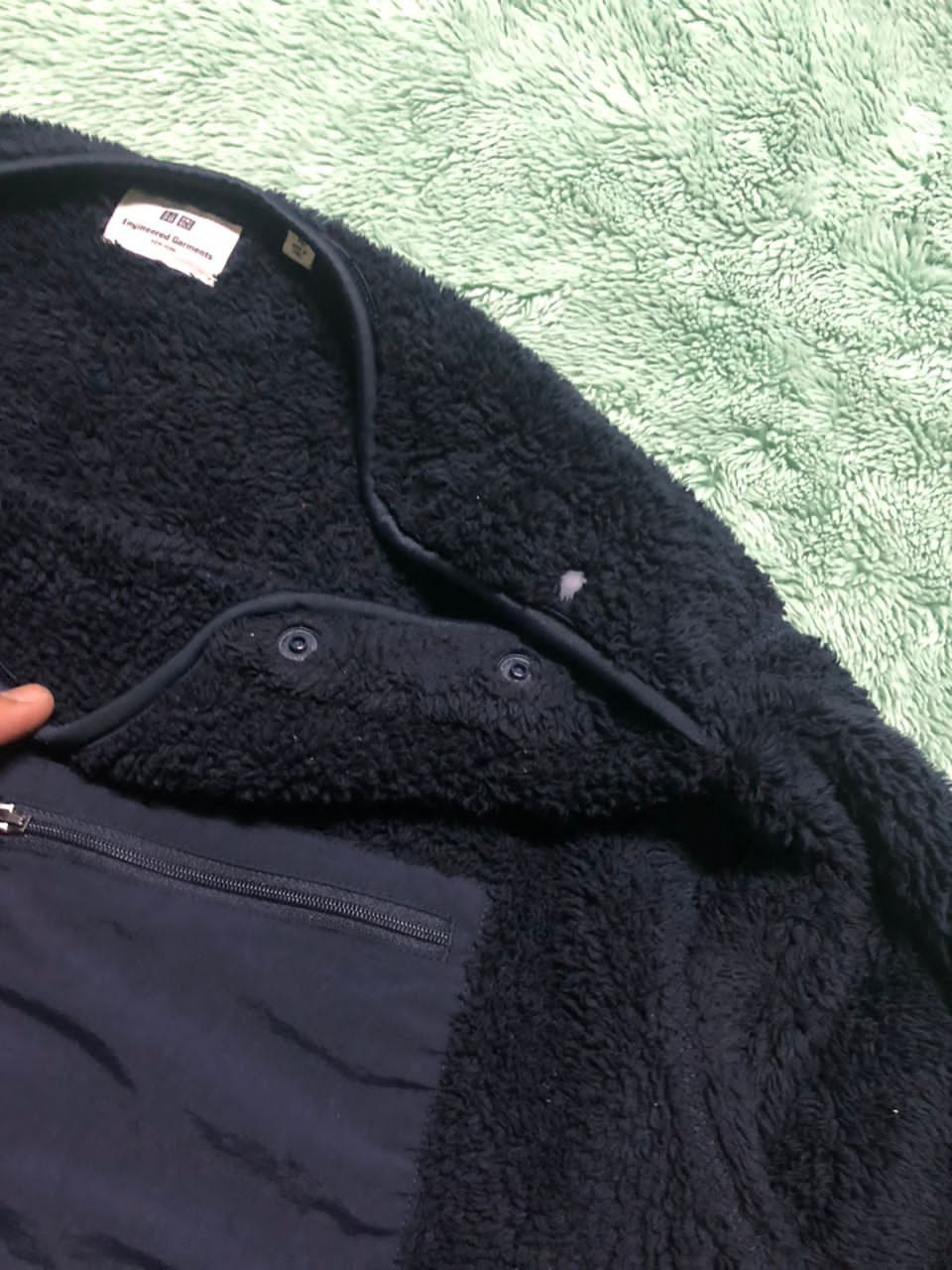 Engineered Garments × Japanese Brand × Uniqlo ENGINEERED GARMENTS UNIQLO FLEECE JACKET Size US XL / EU 56 / 4 - 8 Thumbnail