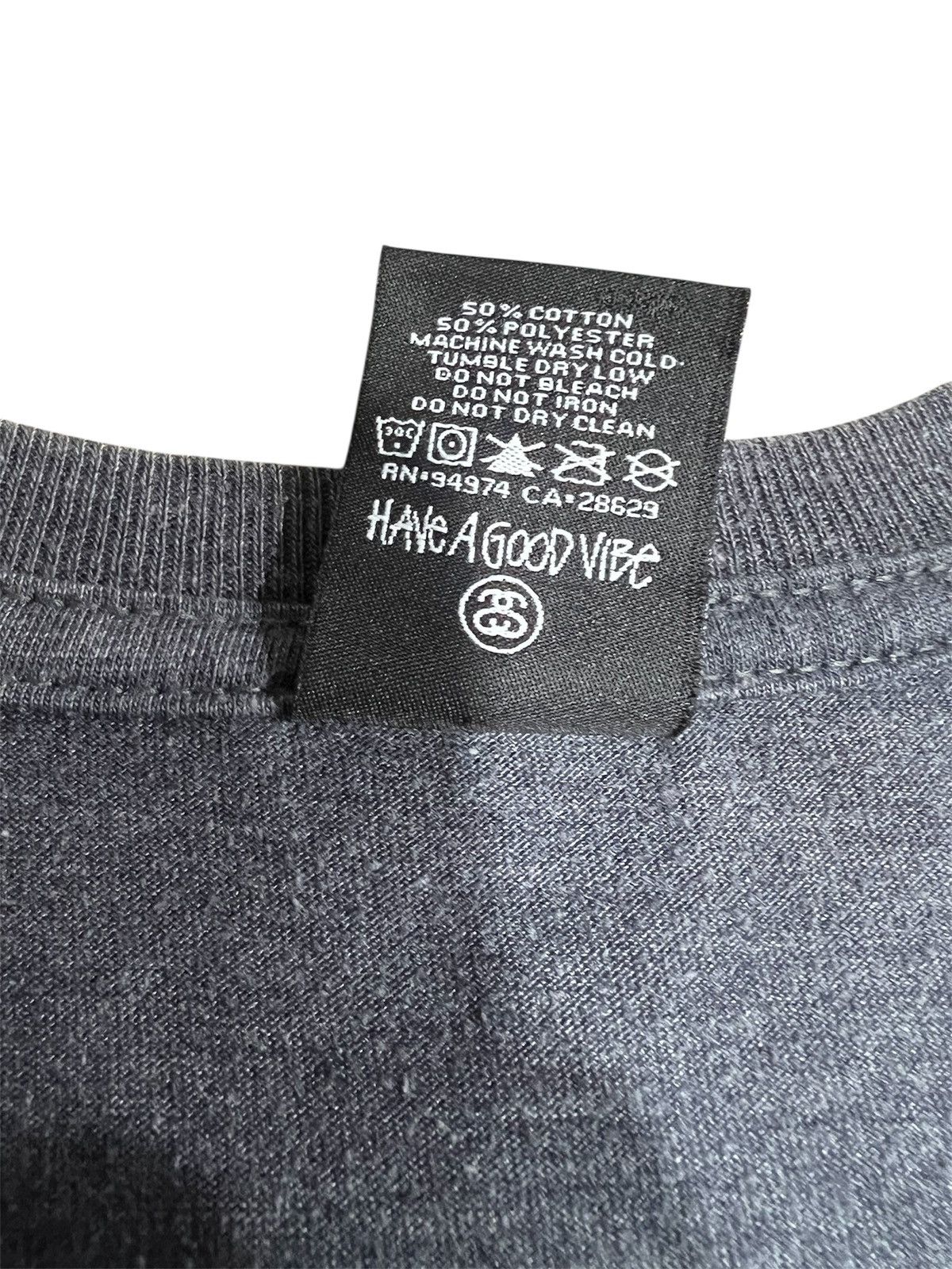 Stussy Stussy Logo T-Shirt Grey Size US L / EU 52-54 / 3 - 5 Thumbnail