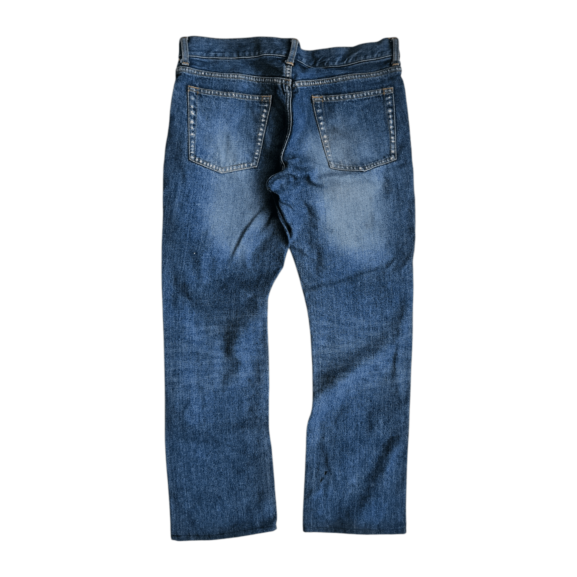 Japanese Brand Vintage 2000s Random Production Japan Distressed Jeans Size US 32 / EU 48 - 9 Thumbnail