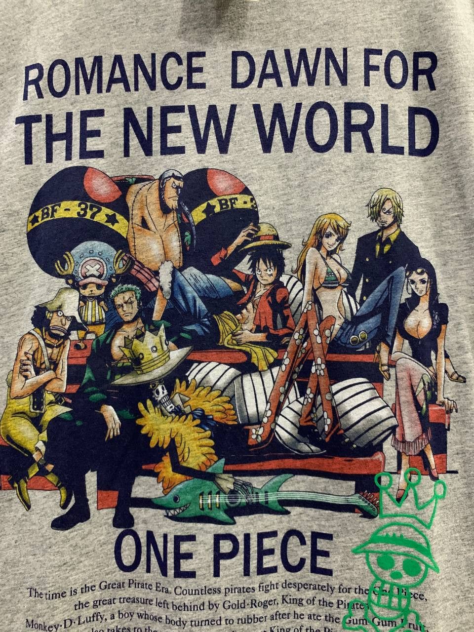 Anime BNWT Luffy Pirates One Piece Uniqlo Graphic Tee Size US XL / EU 56 / 4 - 3 Thumbnail