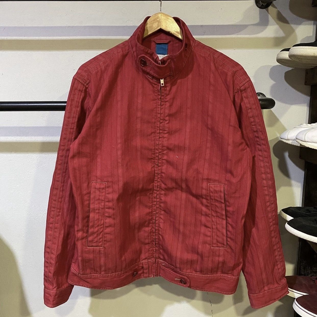 Vintage Red Harvard Boston University Jackets