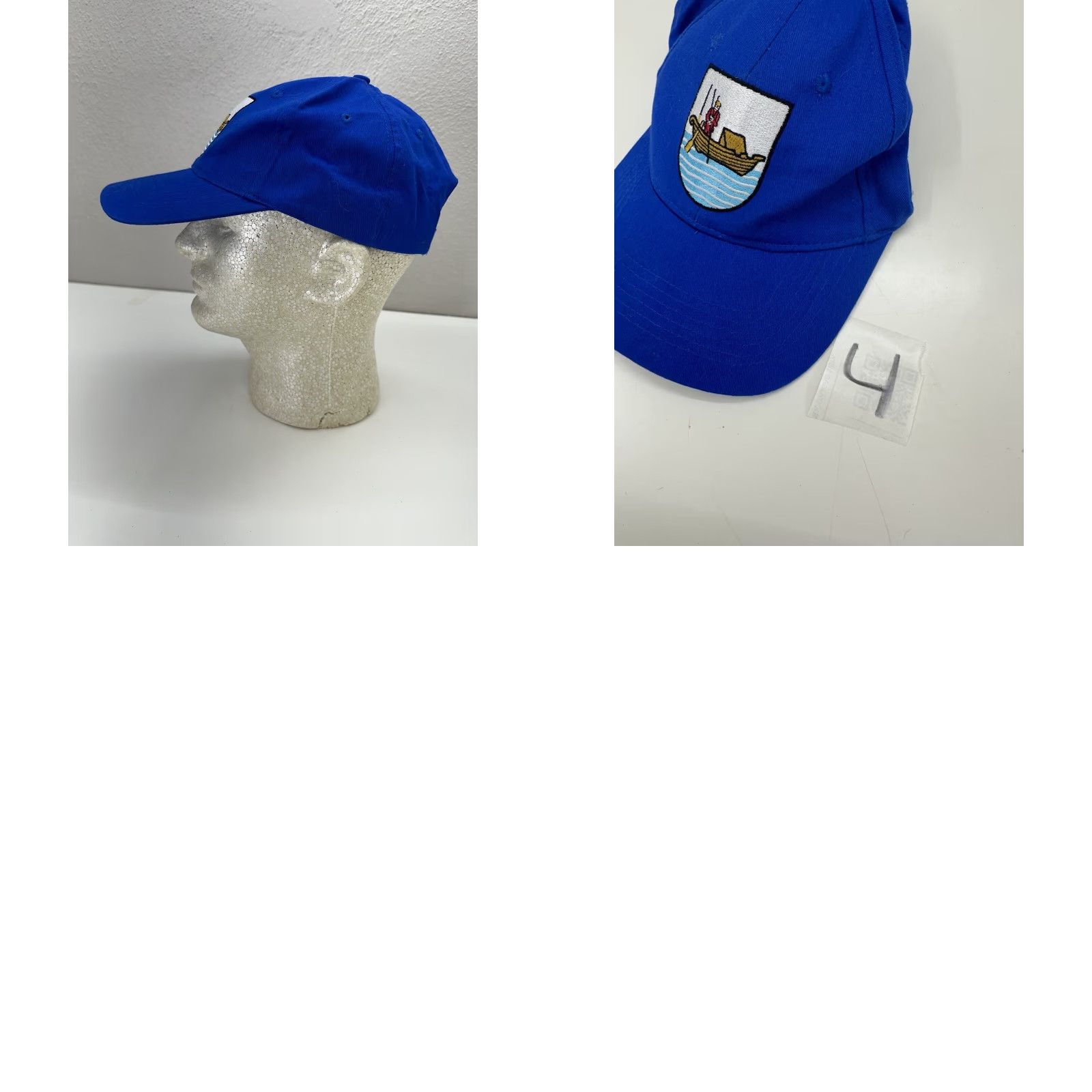 Vintage Big X Baseball Hat Fisherman Embroidered Adjustable Cap Mens Blue Cotton Cap Size ONE SIZE - 8 Thumbnail