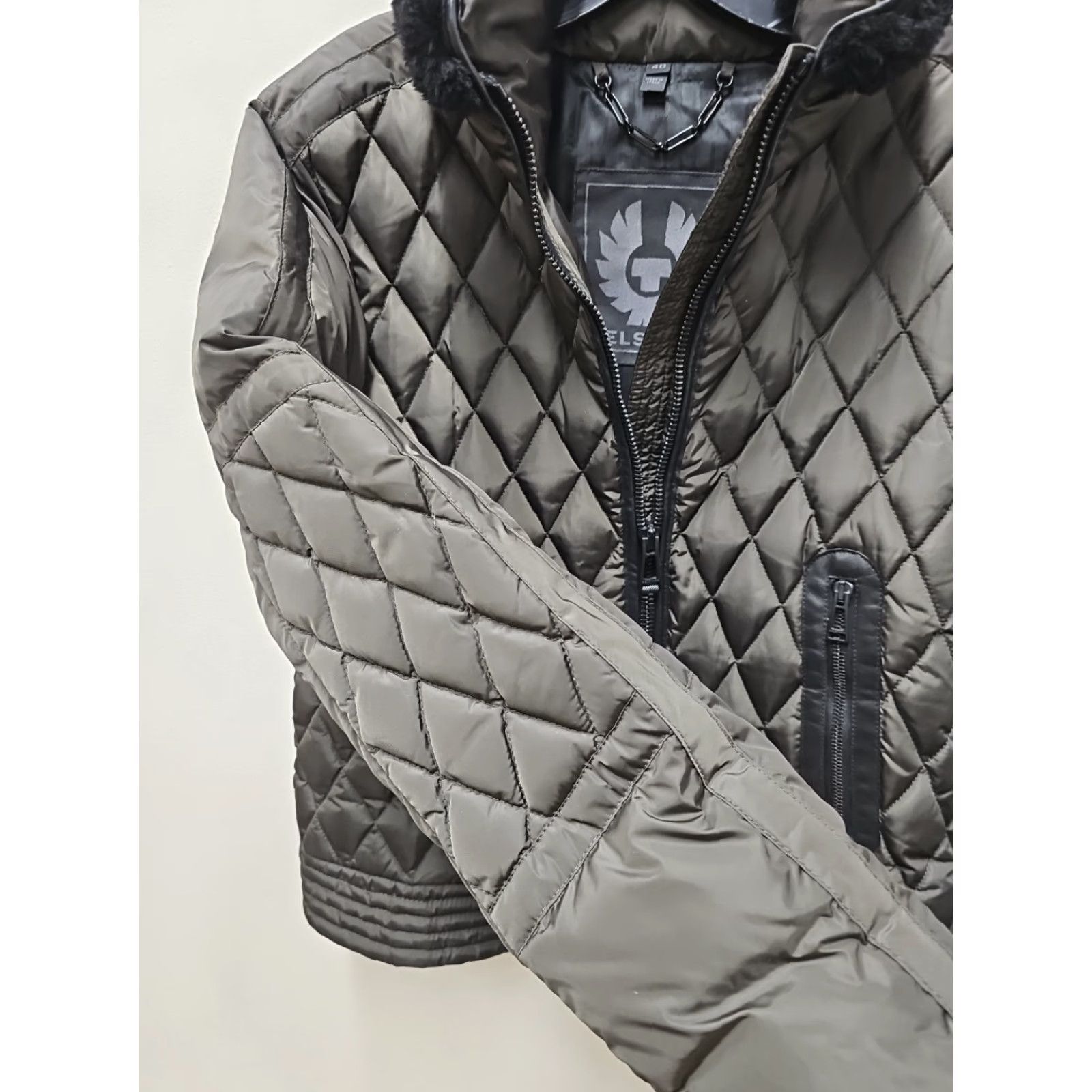 Belstaff VINTAGE Belstaff Jacket Quilted Bomber Sherpa Lined Women's Down 40 Beige Regular Long Sleeve Pocket? Size S / US 4 / IT 40 - 4 Thumbnail