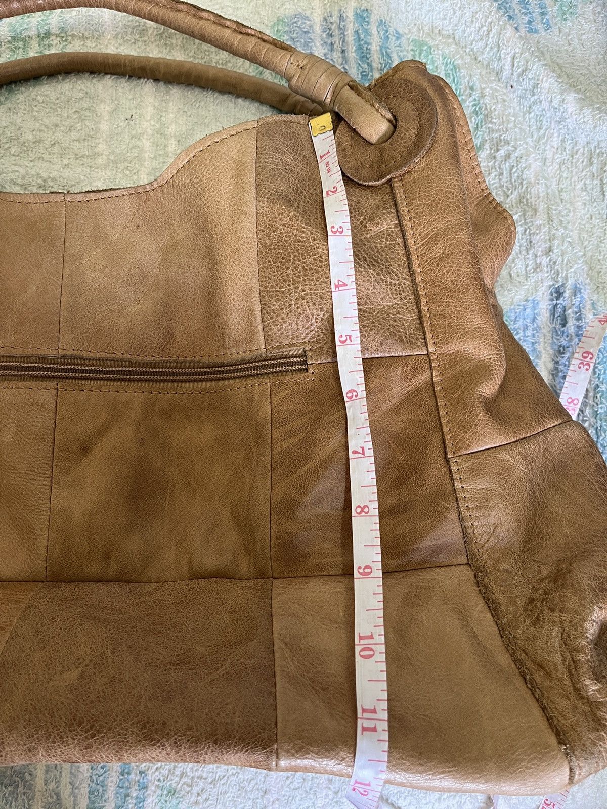 GOA GOA Natural Cowhide Woven Patchwork Bag Size ONE SIZE - 13 Thumbnail