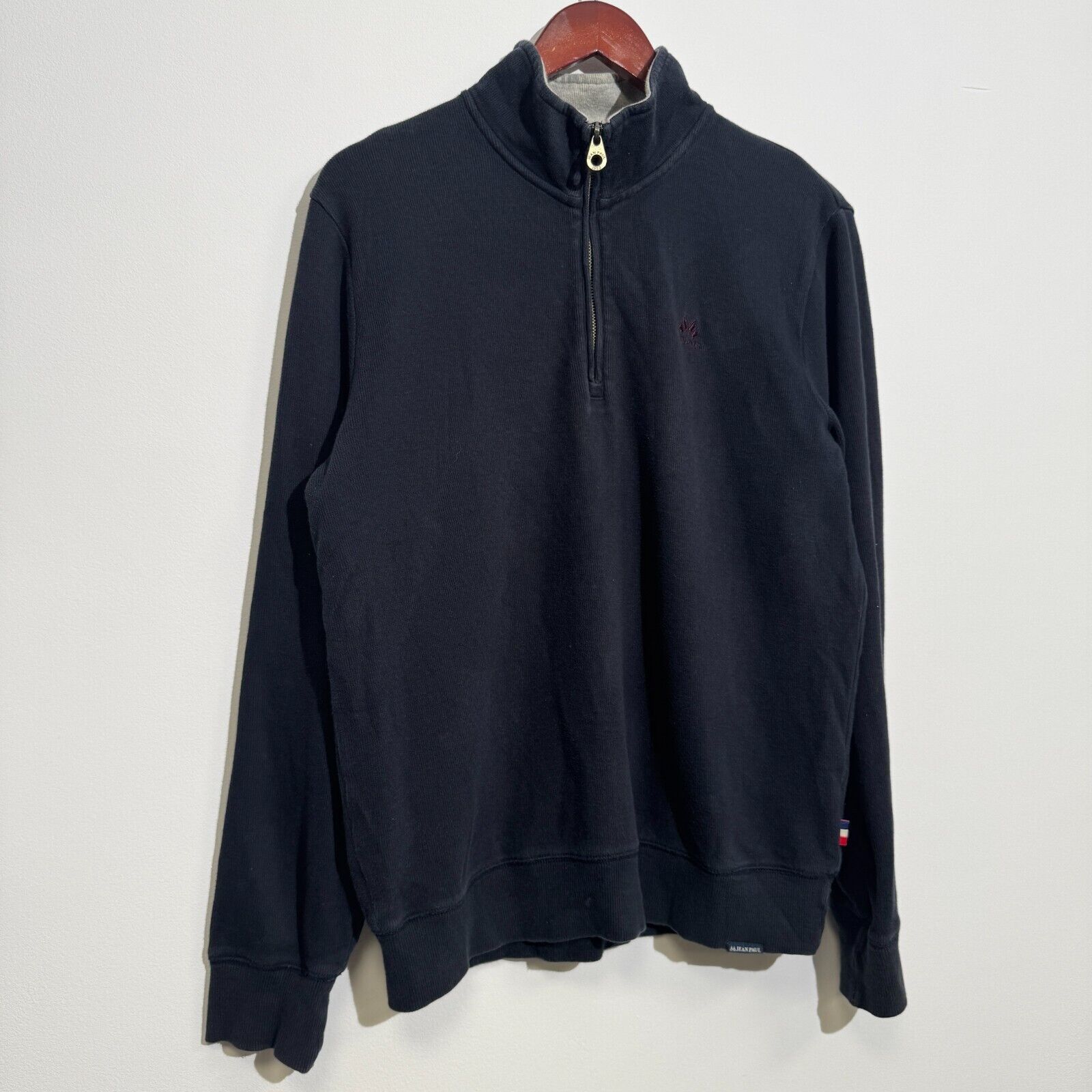 Jean Paul Gaultier × Vintage Jean Paul Unisex Navy Blue Cotton Crewneck Size M Washed Size US M / EU 48-50 / 2 - 2 Thumbnail