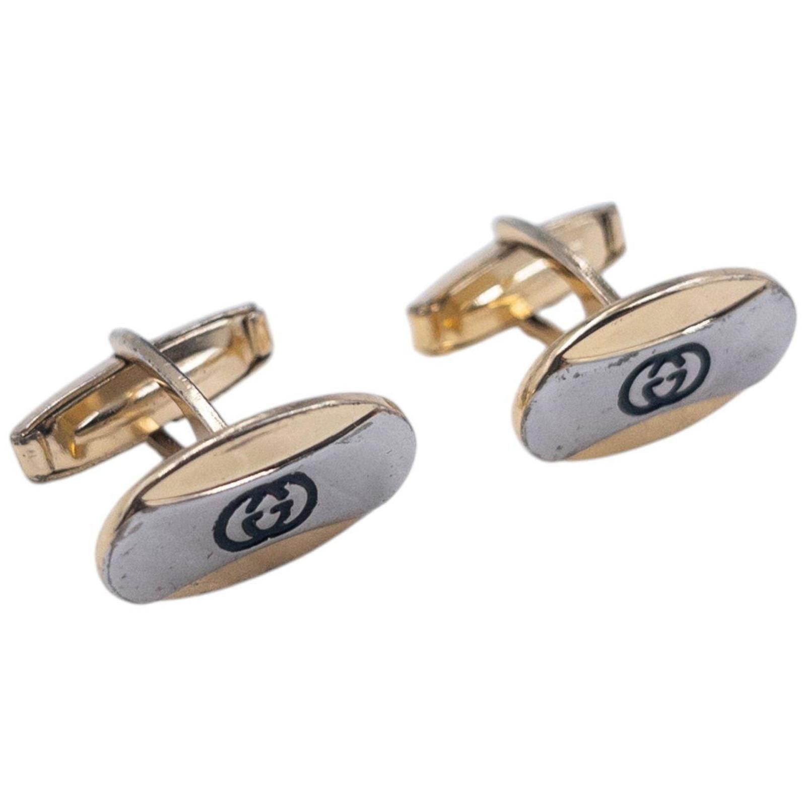 Gucci Vintage Gucci Embossed Cuff Links Size ONE SIZE - 2 Thumbnail