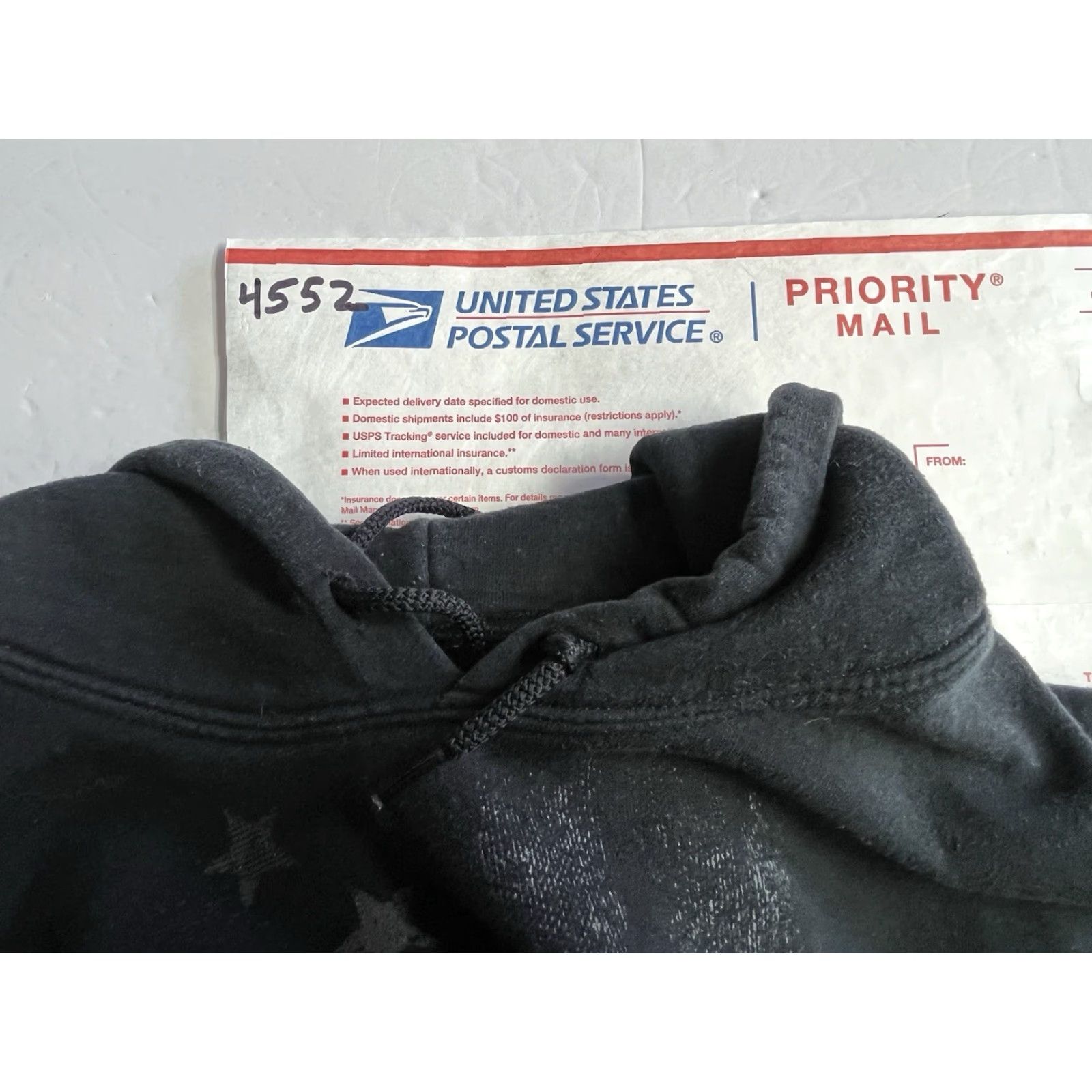 Vintage Grunt Style Hoodie Black Skull American Flag 1776 Patriot Freedom XL Men Xl Pullover Hooded Graphic Print All Seasons Size US XL / EU 56 / 4 - 7 Thumbnail