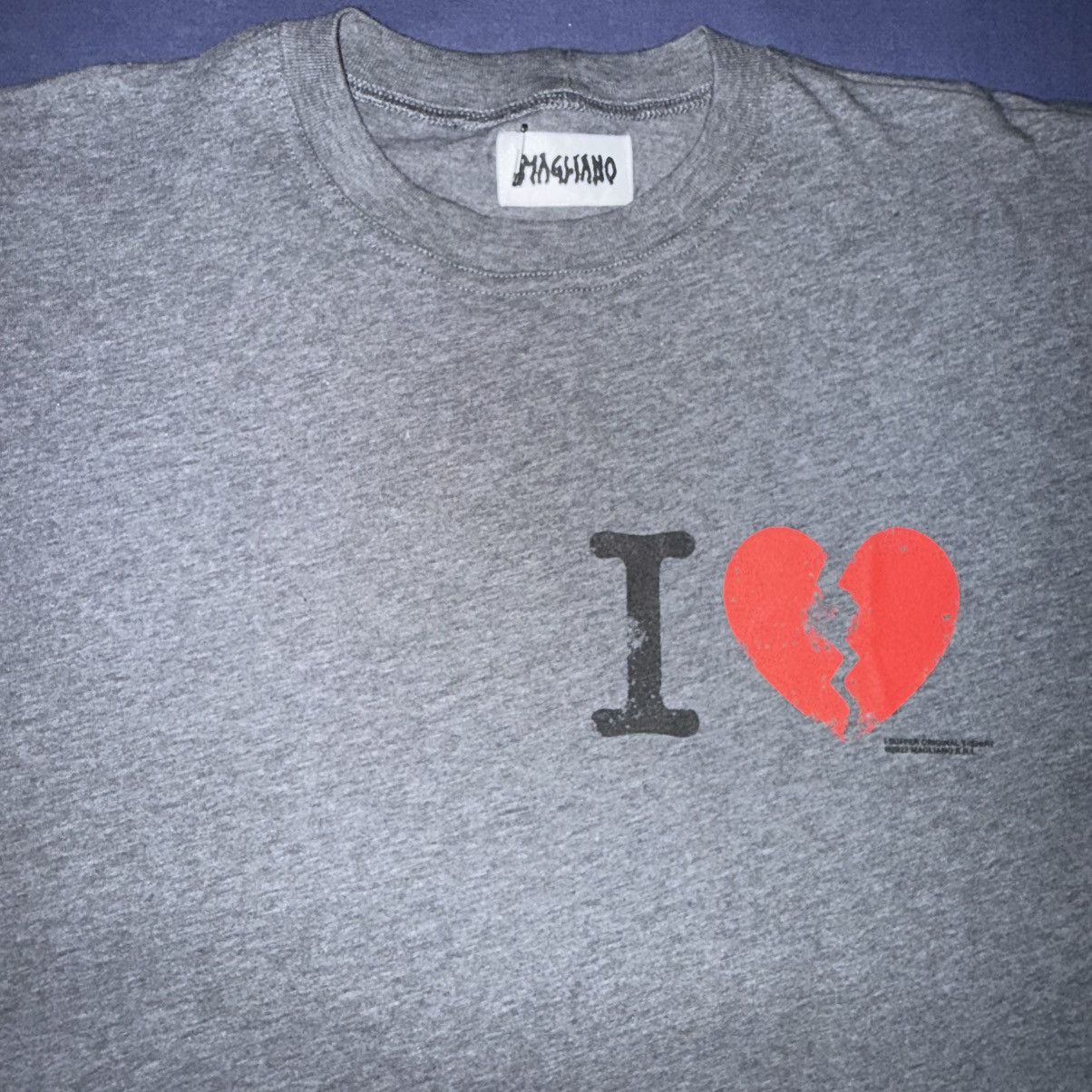 Magliano Magliano “I Suffer” gray long-sleeved asymmetrical tshirt Size US S / EU 44-46 / 1 - 4 Thumbnail