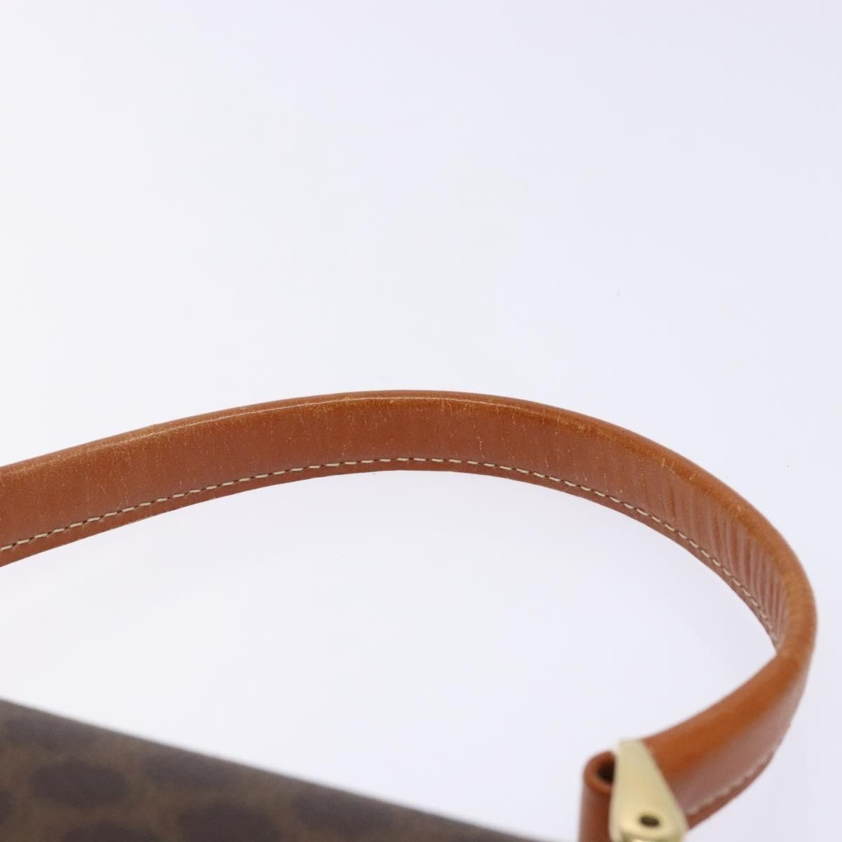Celine CELINE Macadam Canvas Hand Bag Pvc Leather Brown Gold Size ONE SIZE - 8 Thumbnail