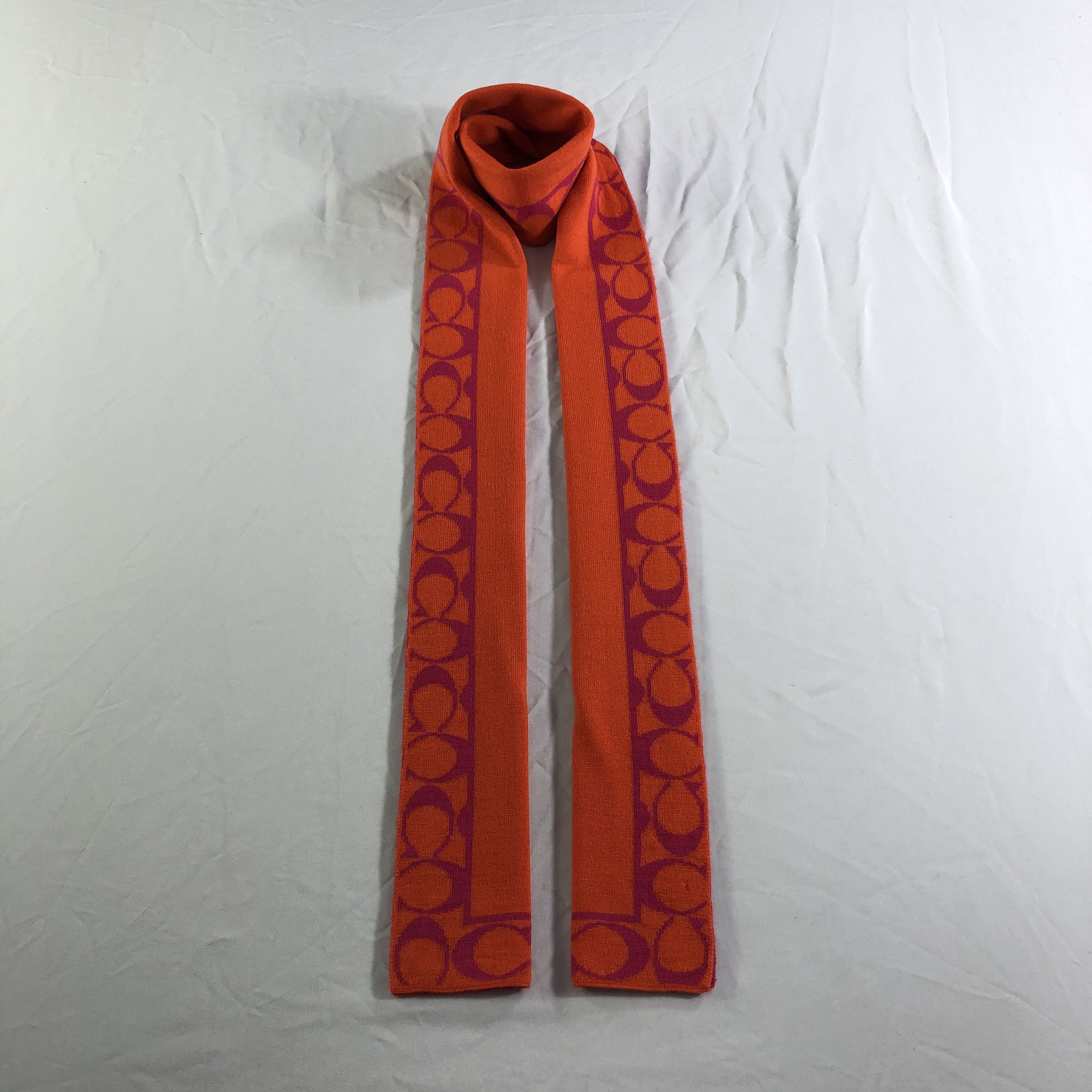 Coach Coach Monogram Scarf Muffler Neckwear V2365 Size ONE SIZE - 1 Thumbnail