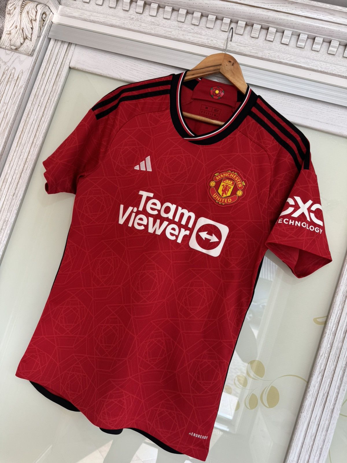 Adidas Manchester United 2023-2024 Home Soccer Jersey Football Kit Size US M / EU 48-50 / 2 - 3 Thumbnail