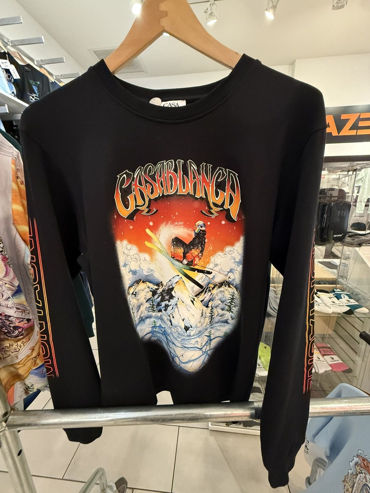 Casablanca Ski printed long sleeve casablanca tshirt Size US XS / EU 42 / 0 - 1 Thumbnail