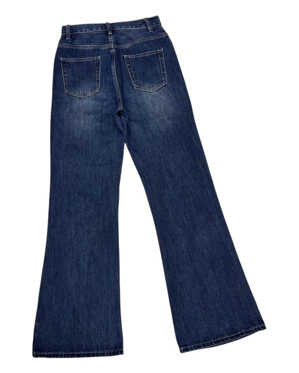 Hysteric Glamour Flared Custom Made Distressed Denim Jean