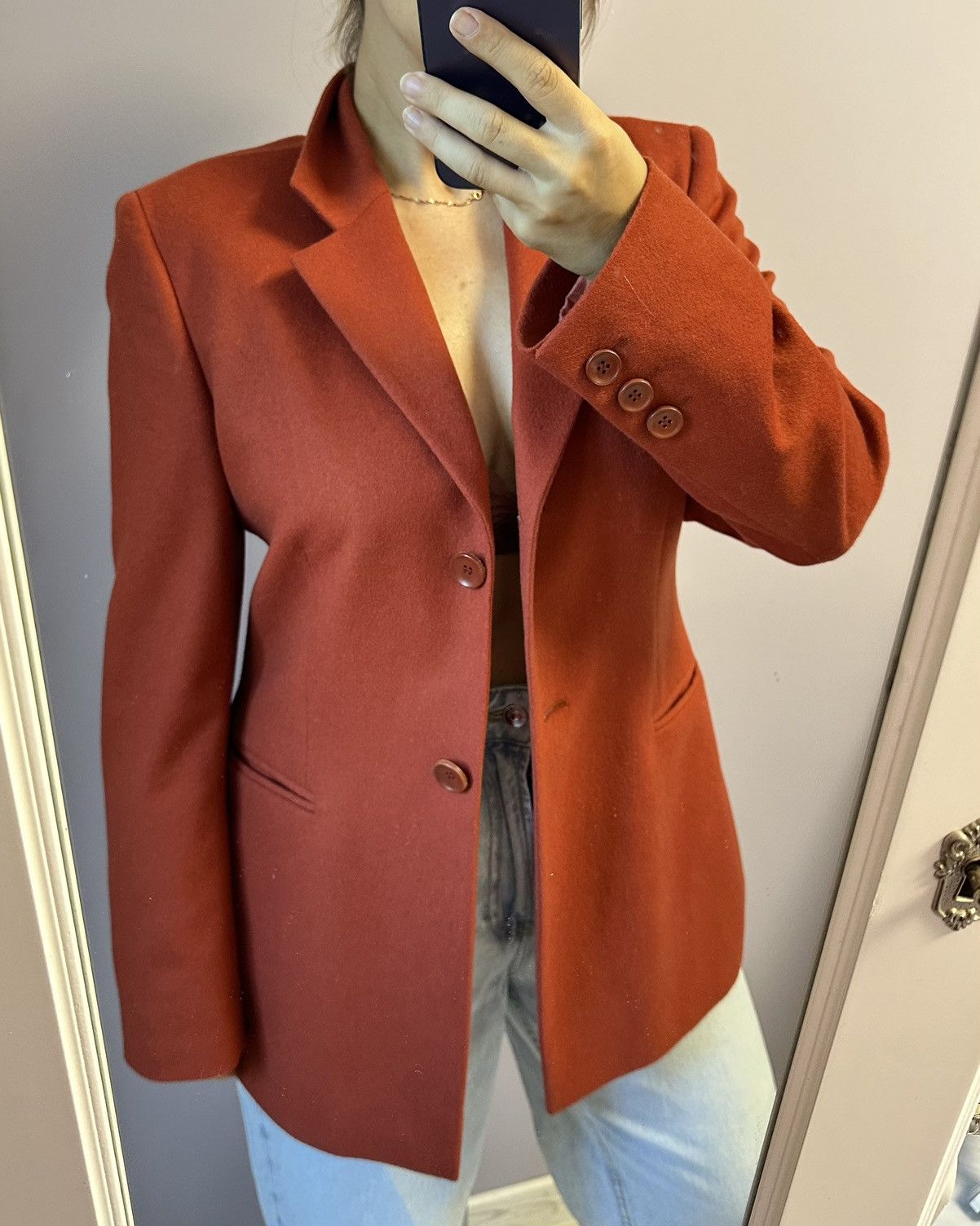 Gianfranco Ferre × Vintage jacket Gianfranko Ferre Size S / US 4 / IT 40 - 7 Thumbnail