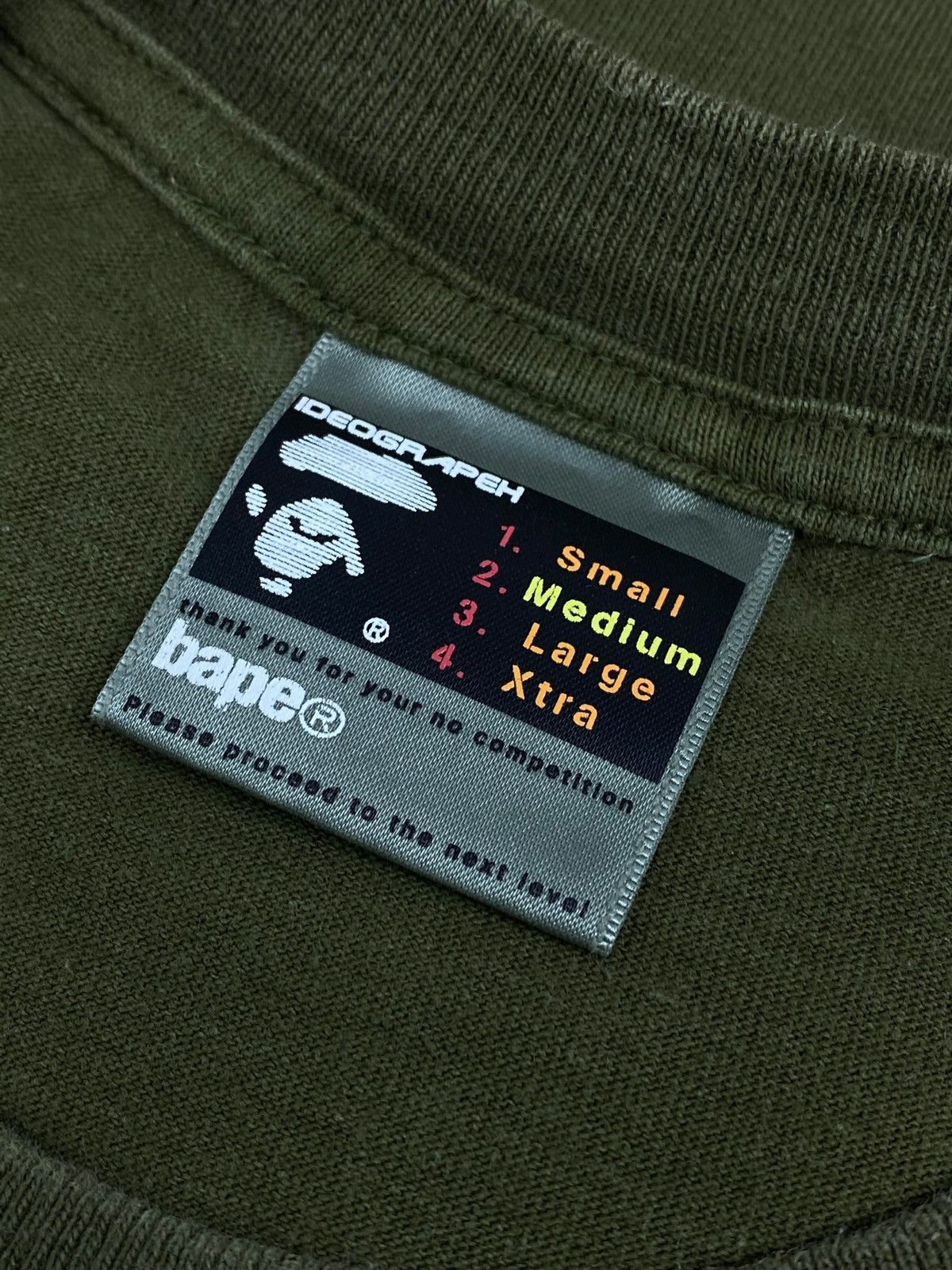 Bape 🔥 BAPE STAR LOGO TEE OLIVE GREEN JAPAN STREETWEAR Y2K 🔥 Size US M / EU 48-50 / 2 - 11 Thumbnail