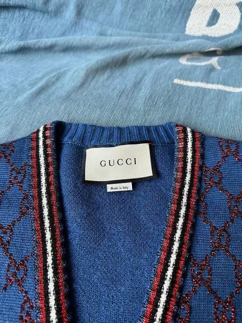 Gucci Gucci Full-printed cardigan jacket 2502-Nextarrow Size US L / EU 52-54 / 3 - 3 Thumbnail