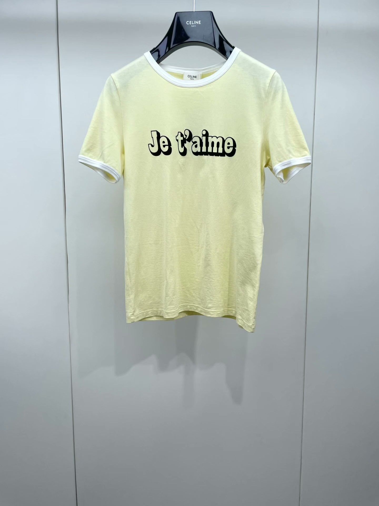 Celine Celine Yellow Letter Short-Sleeve T-Shirt Size XS / US 0-2 / IT 36-38 - 1 Thumbnail