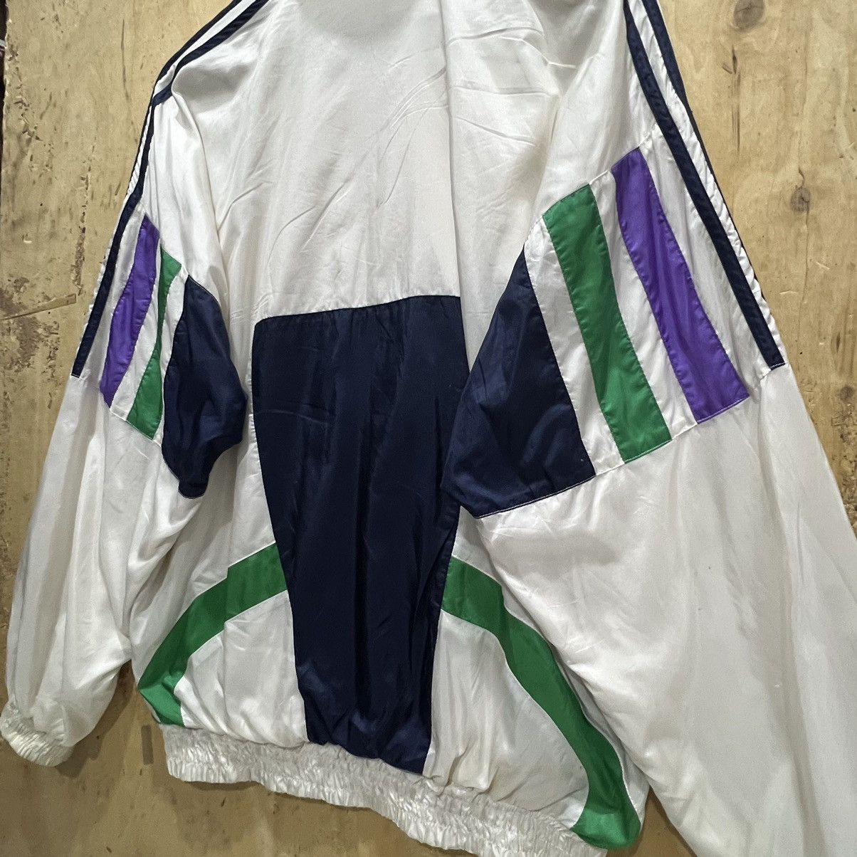 Adidas × Vintage Vintage Adidas Windbrecker Size US L / EU 52-54 / 3 - 5 Thumbnail