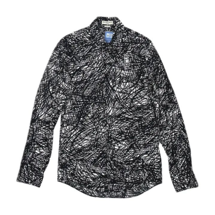 Balenciaga Balenciaga Graffiti Long Sleeve Shirt for Unisex Size US M / EU 48-50 / 2 - 1 Thumbnail