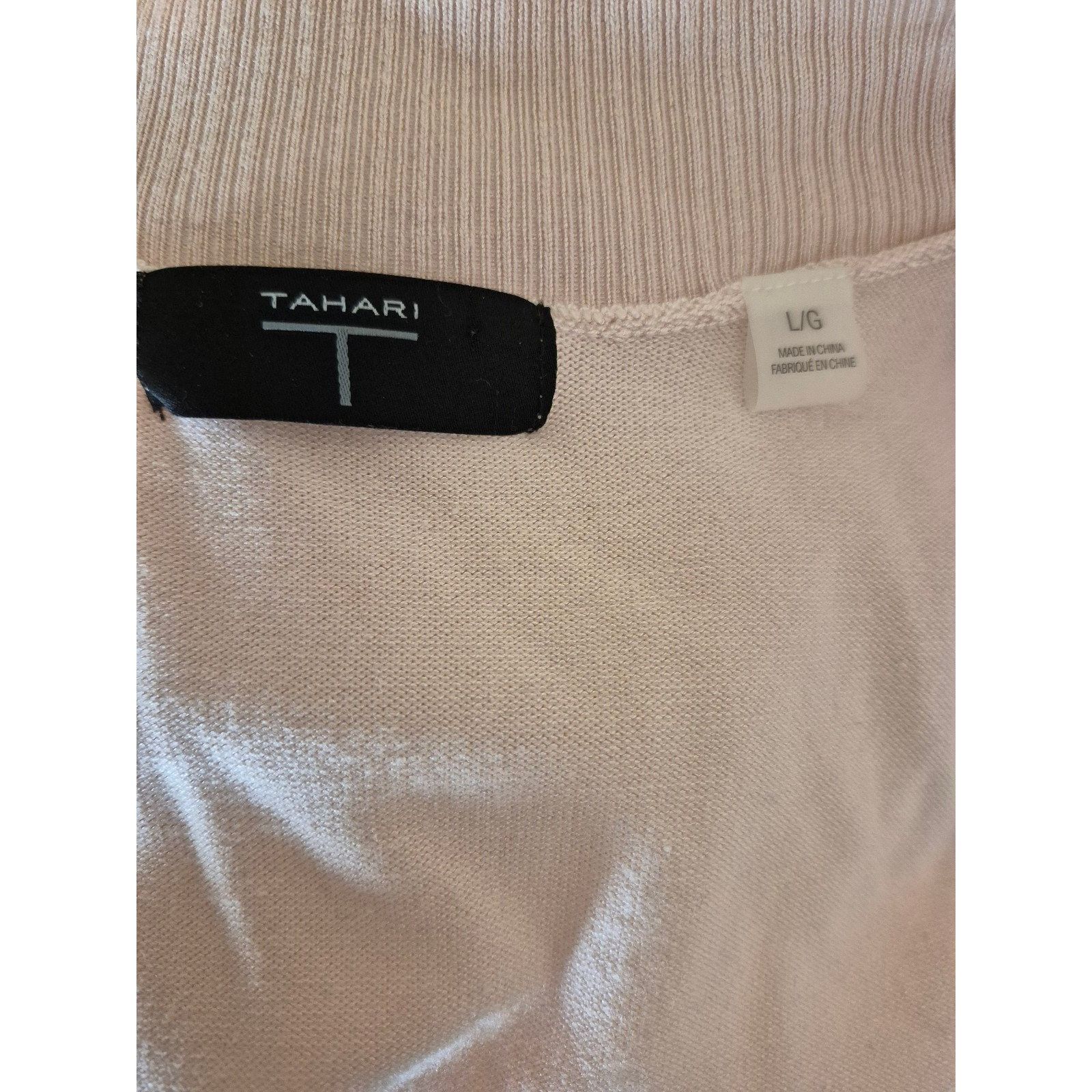 Elie Tahari Tahari Cardigan Sweater Pastel Pink Sweater Open Front Sz L Size L / US 10 / IT 46 - 5 Thumbnail