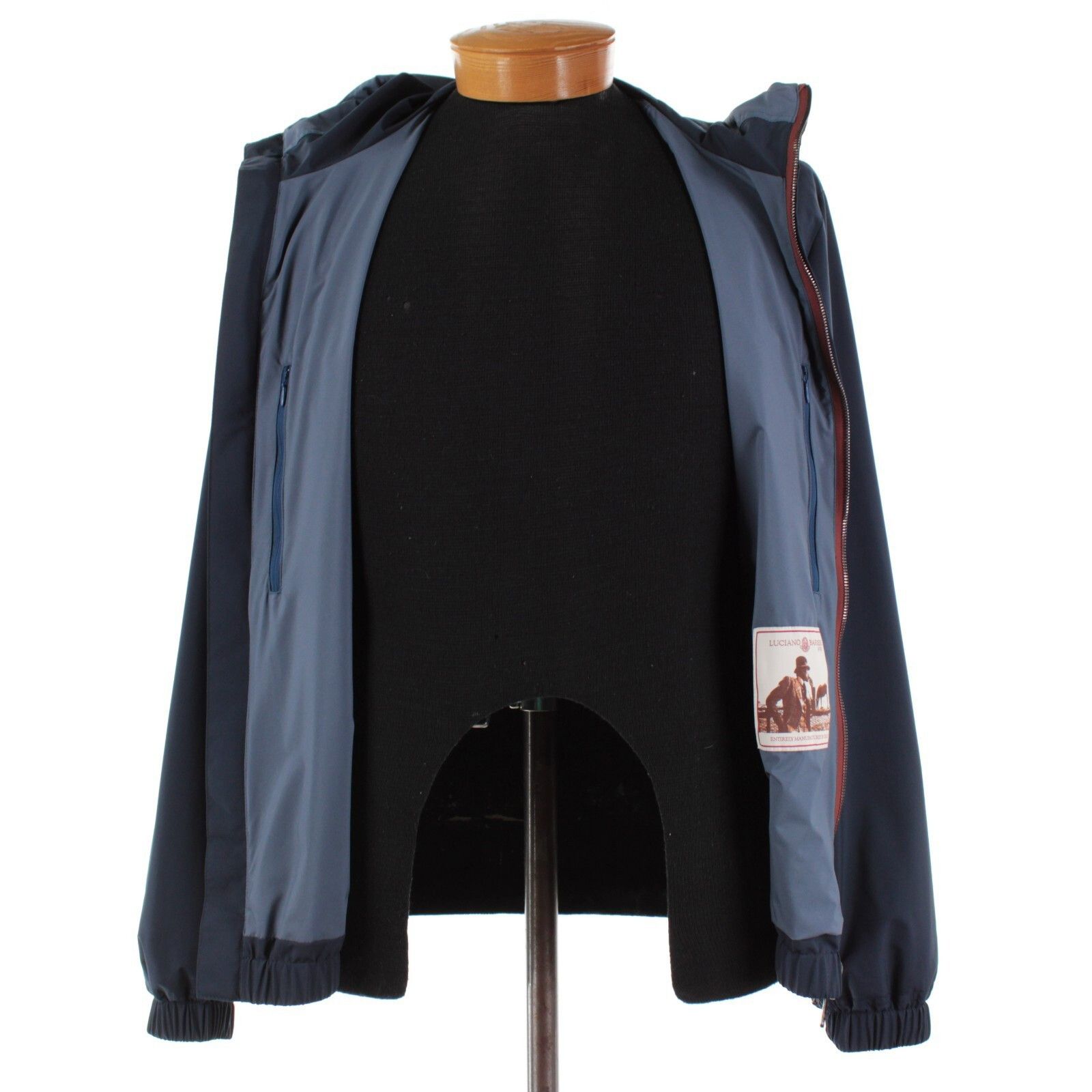 Luciano Barbera Luciano Barbera Jacket Size L US In Blue Polyester Size US L / EU 52-54 / 3 - 8 Thumbnail