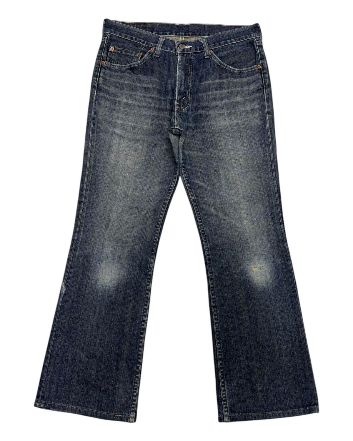 Levi's Vintage Levis 517 Flared Jeans Faded Distressed Denim Size US 32 / EU 48 - 7 Thumbnail