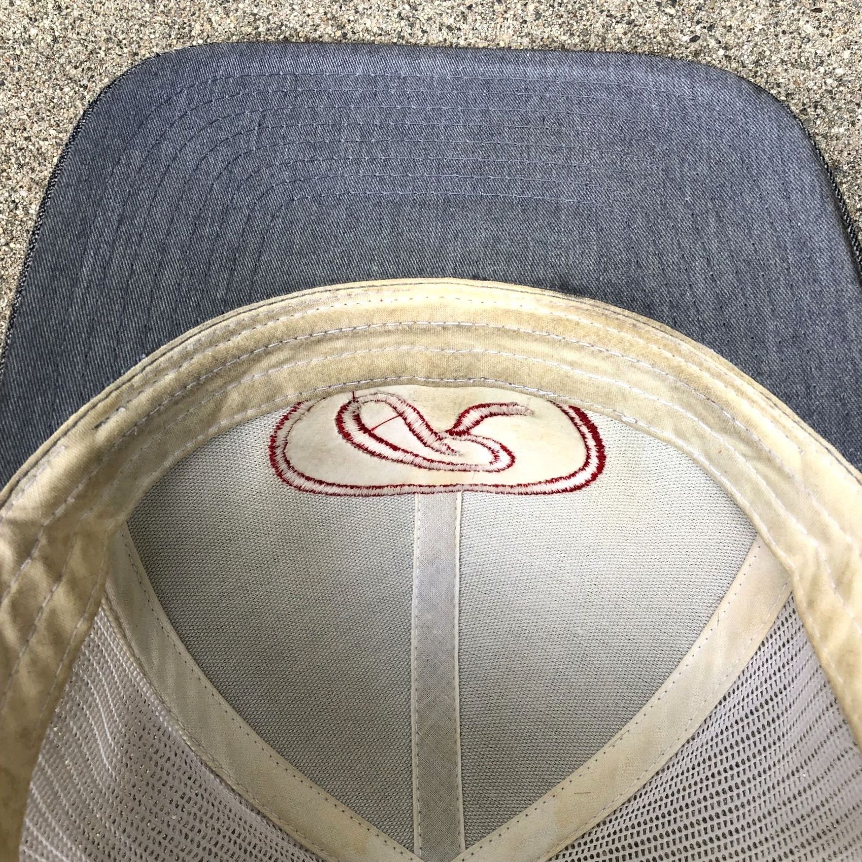 Vintage VINTAGE PACIFIC HEADWEAR Rawlings Trucker Hat Men's Embroidered Snapback Grey Cap Size ONE SIZE - 6 Thumbnail