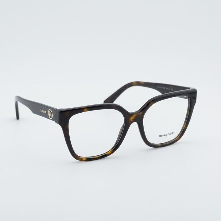 Burberry Burberry BE2443 3002 Eyeglasses Havana 53mm Square Frame Size ONE SIZE - 5 Thumbnail