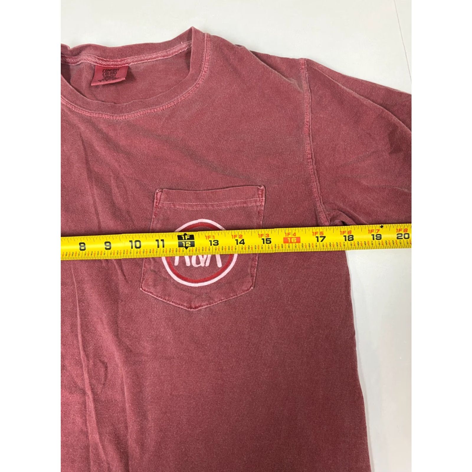 Comfort Colors Comfort Colors Mens Shirt Short Sleeve Crew Neck Red 90s Colorful Logo T-Shirt Small Cotton Breathing Breathable Regular Fit Mens Size US S / EU 44-46 / 1 - 5 Thumbnail