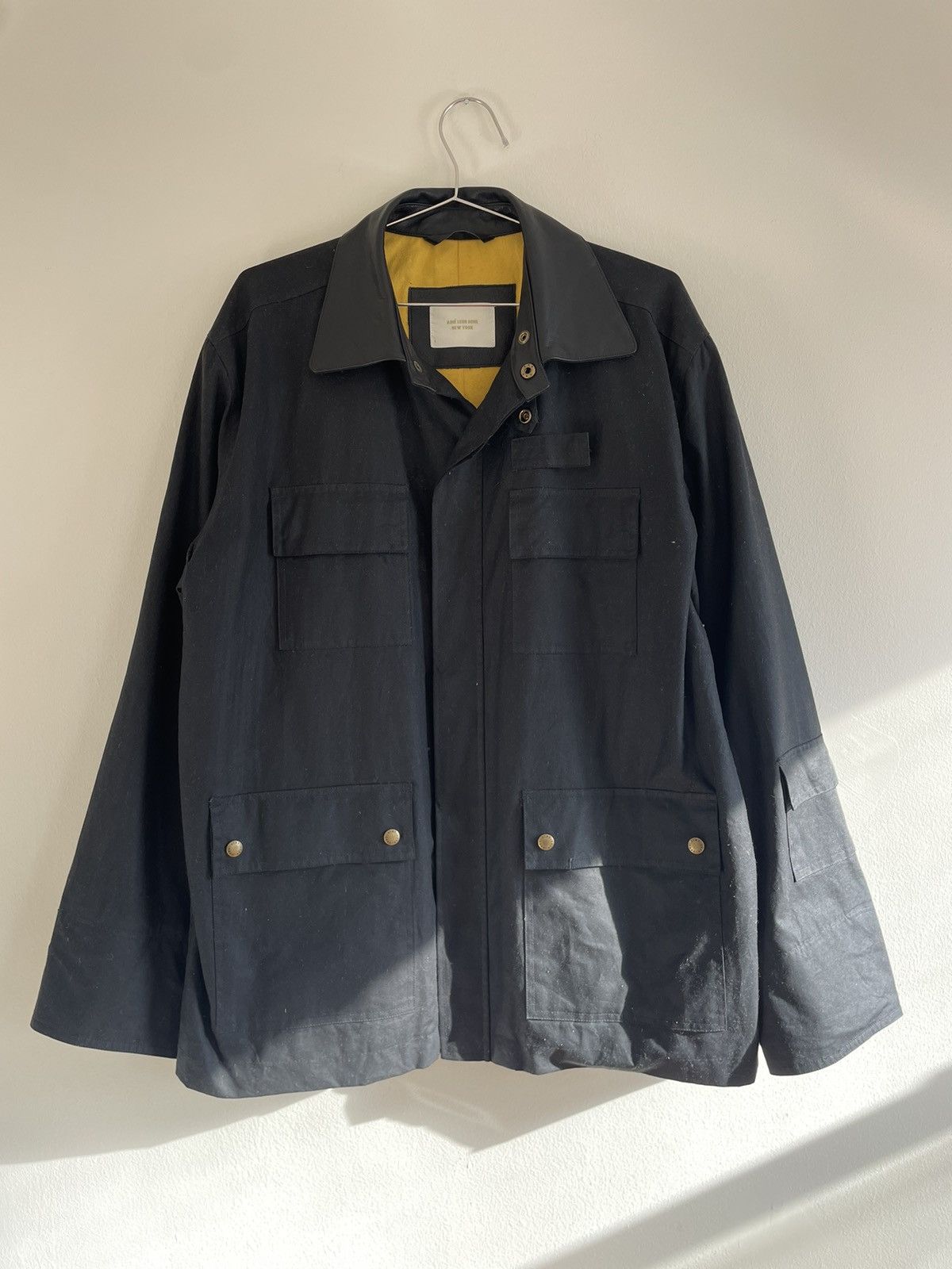 Aime Leon Dore Waxed Country Jacket Black British Millerain | Grailed