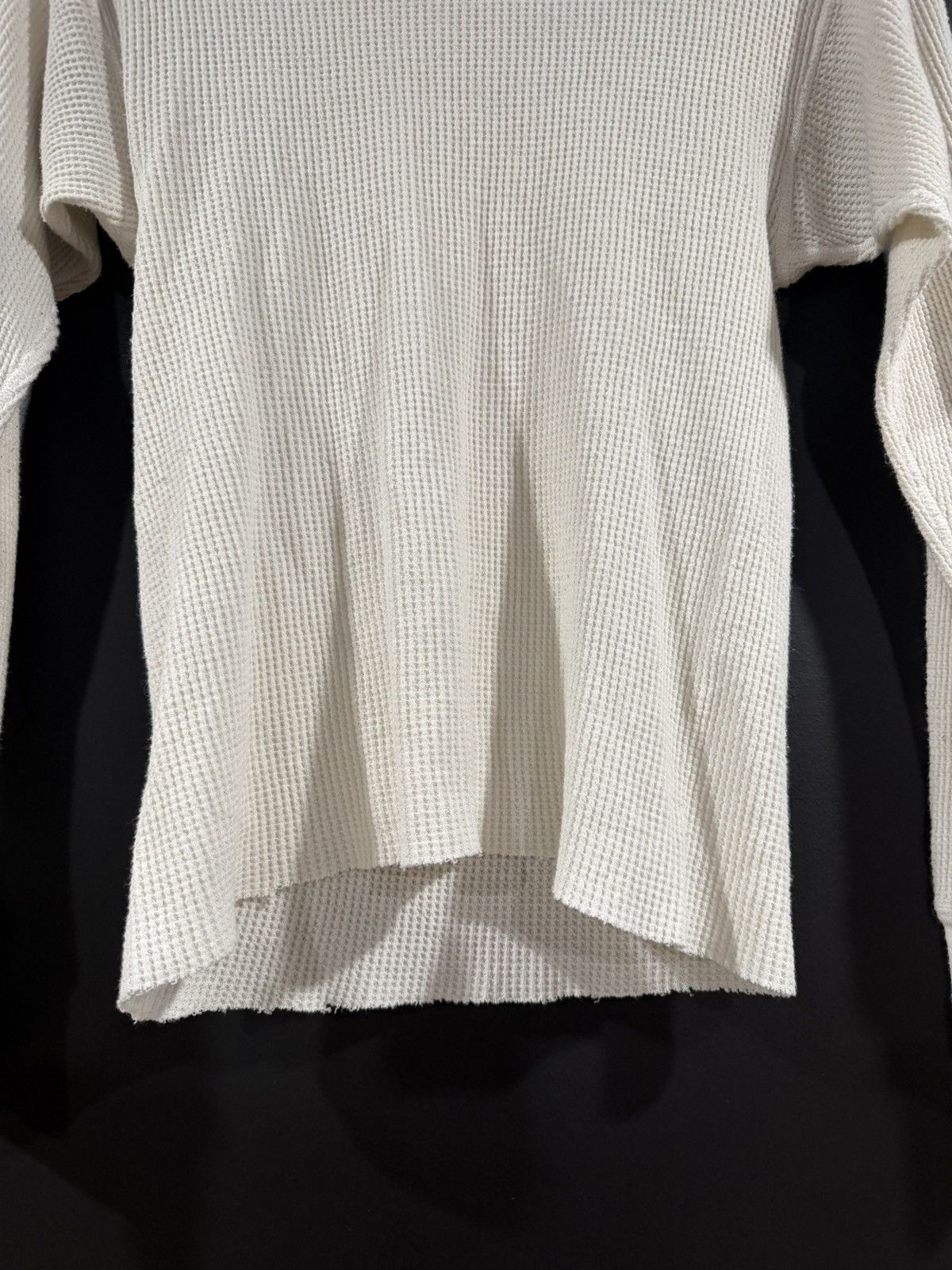 Vintage 1980s Vintage Morgan Mills Grunge Blank Cropped Thermal L Size US L / EU 52-54 / 3 - 4 Thumbnail