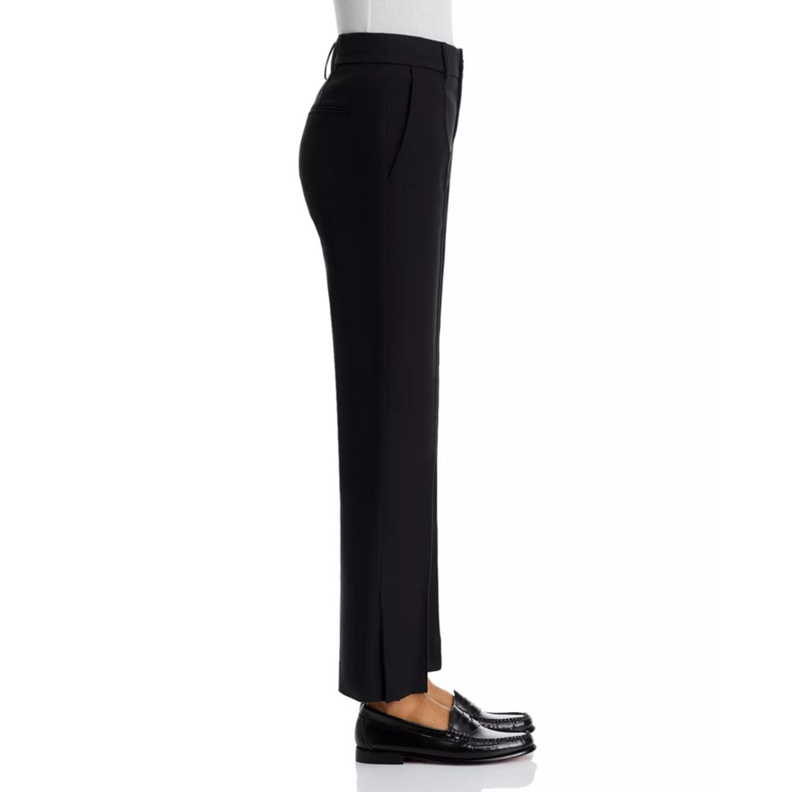 Frame Frame Women Black Cotton Twill Crop Flare Trouser Size US 6 Size 28" / US 6 / IT 42 - 3 Thumbnail